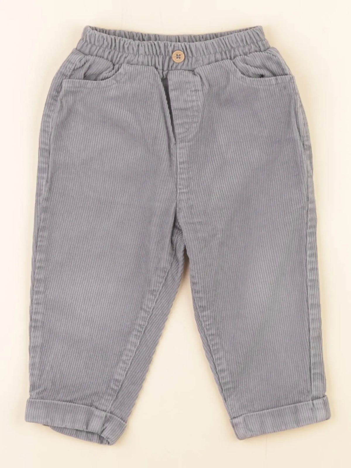 Vertbaudet - pantalon gris - 18 mois
