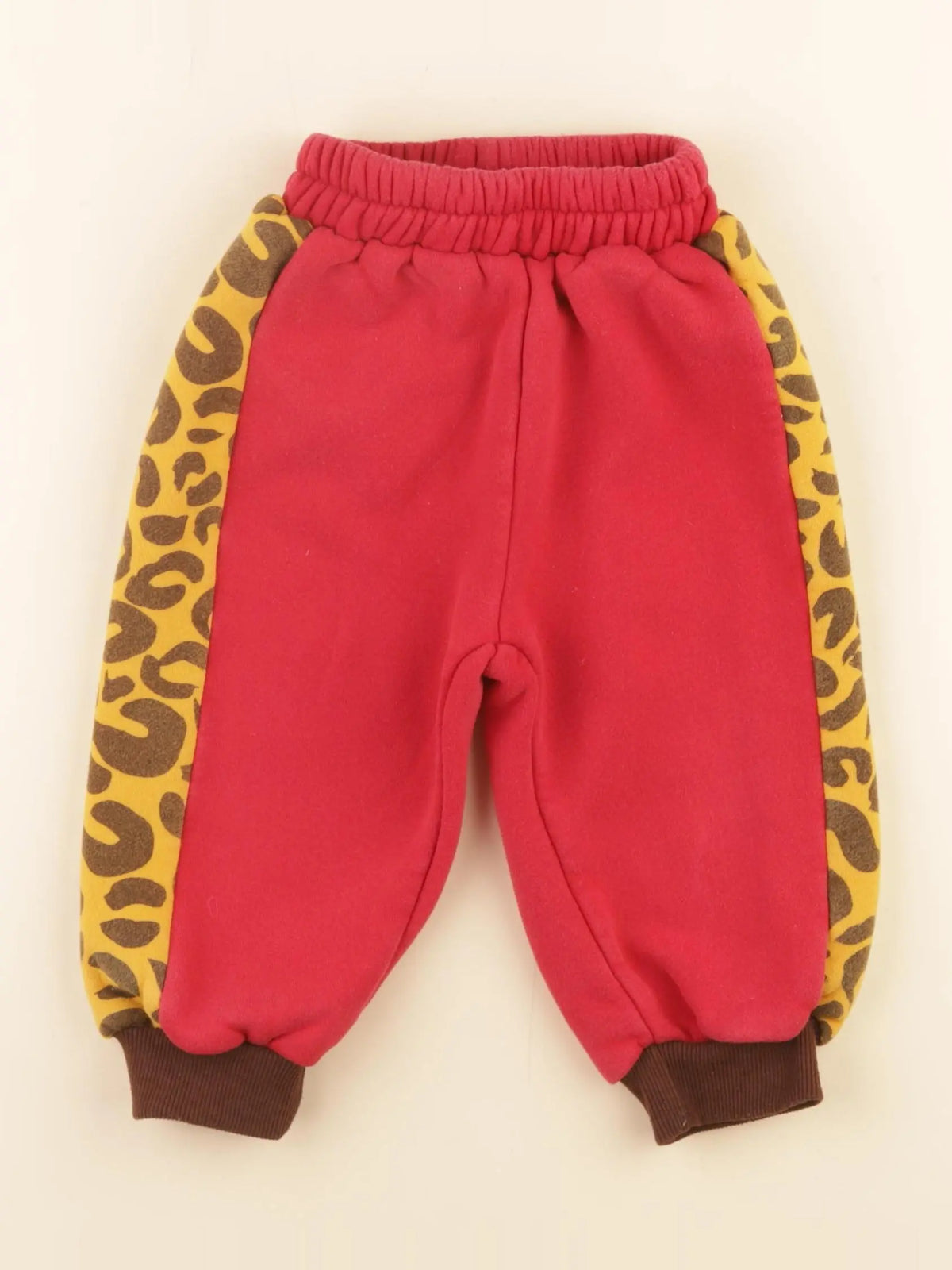 Gamin gamine - jogging doublé rouge - 2 ans