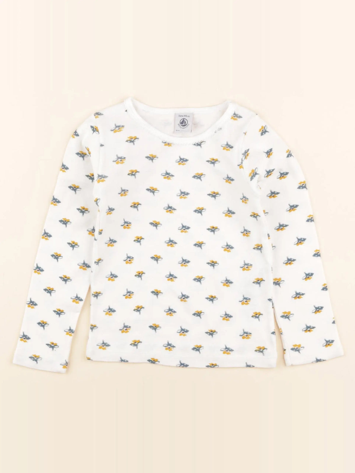 Petit Bateau - maillot de corps blanc - 3 ans