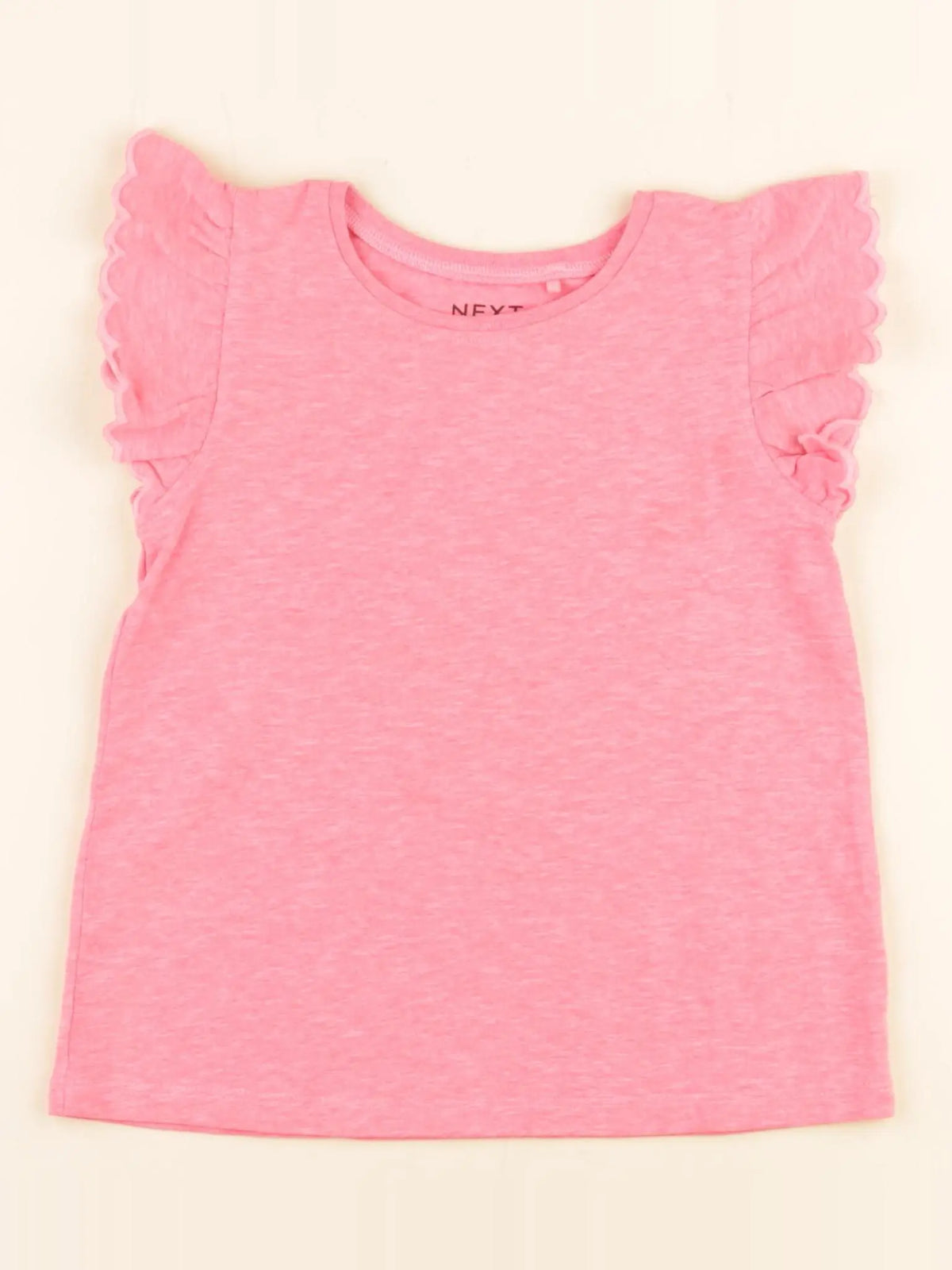 Next - débardeur rose fluo - 3/4 ans