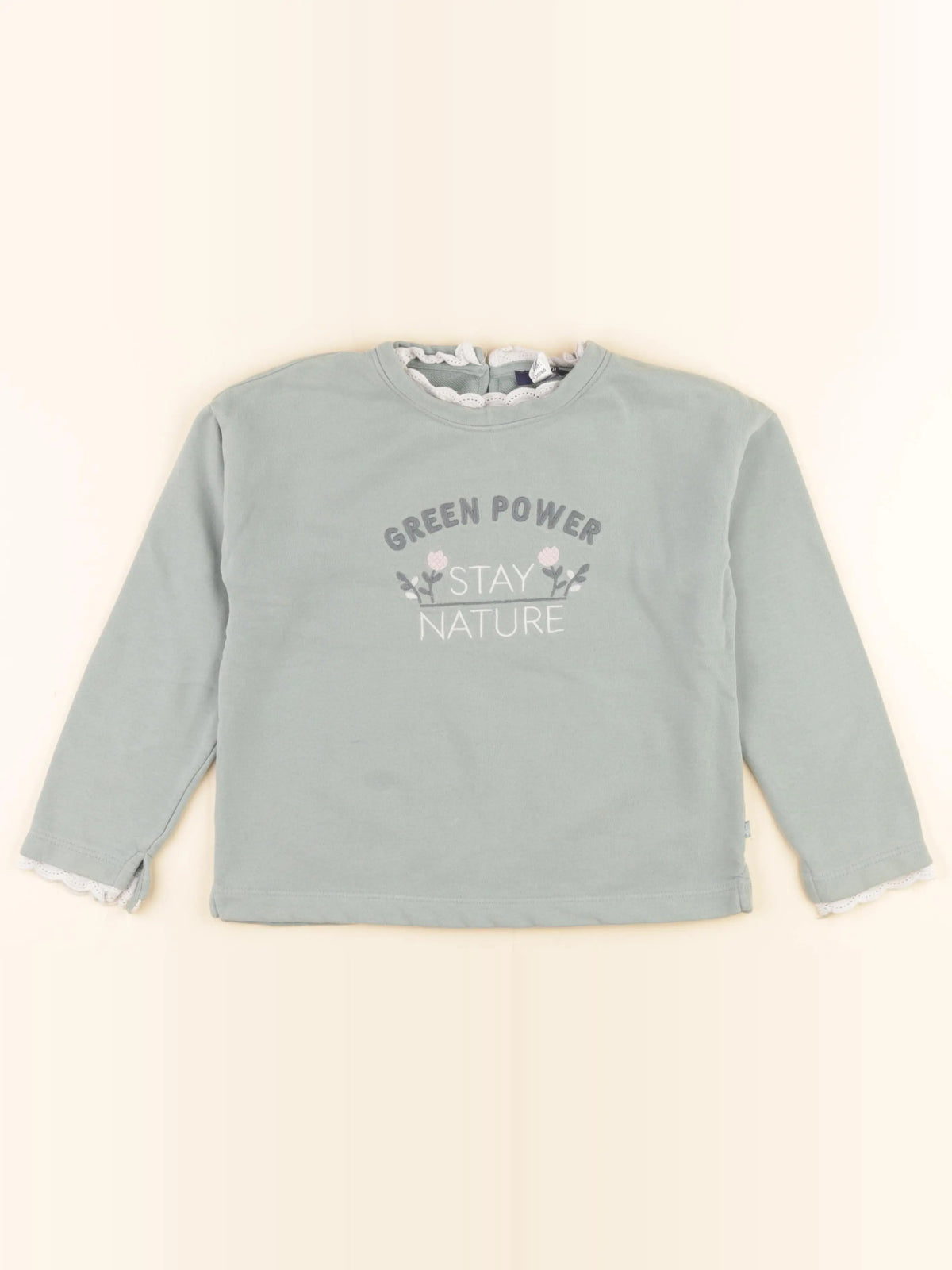 Okaidi - sweat bleu - 8 ans