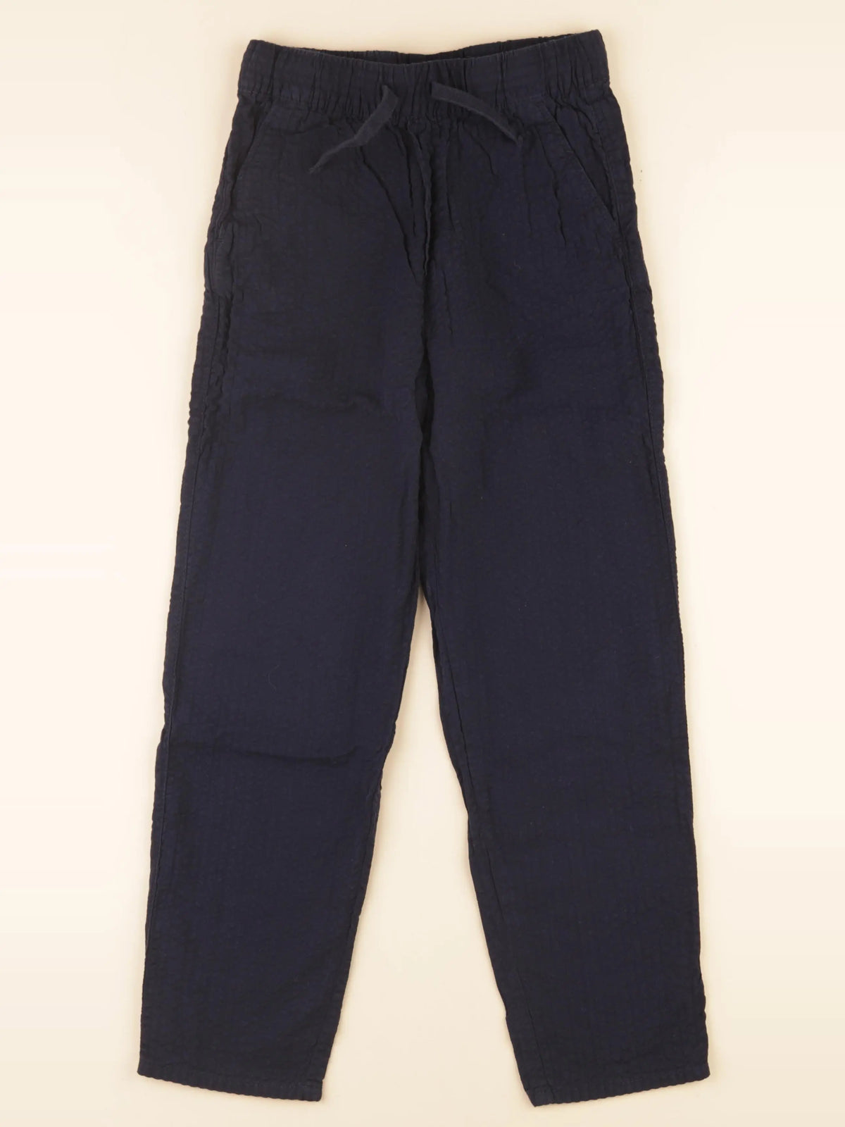 H&M - pantalon bleu - 8/9 ans