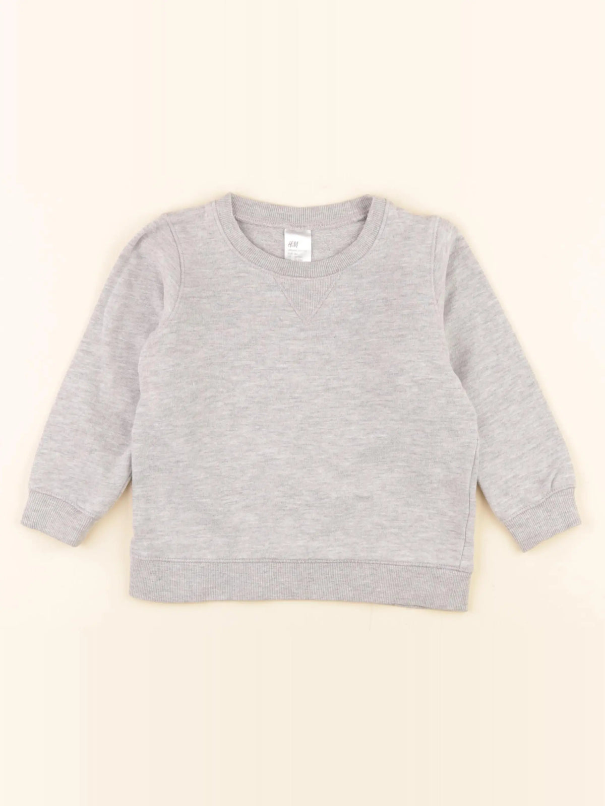 H&M - sweat gris - 12/18 mois