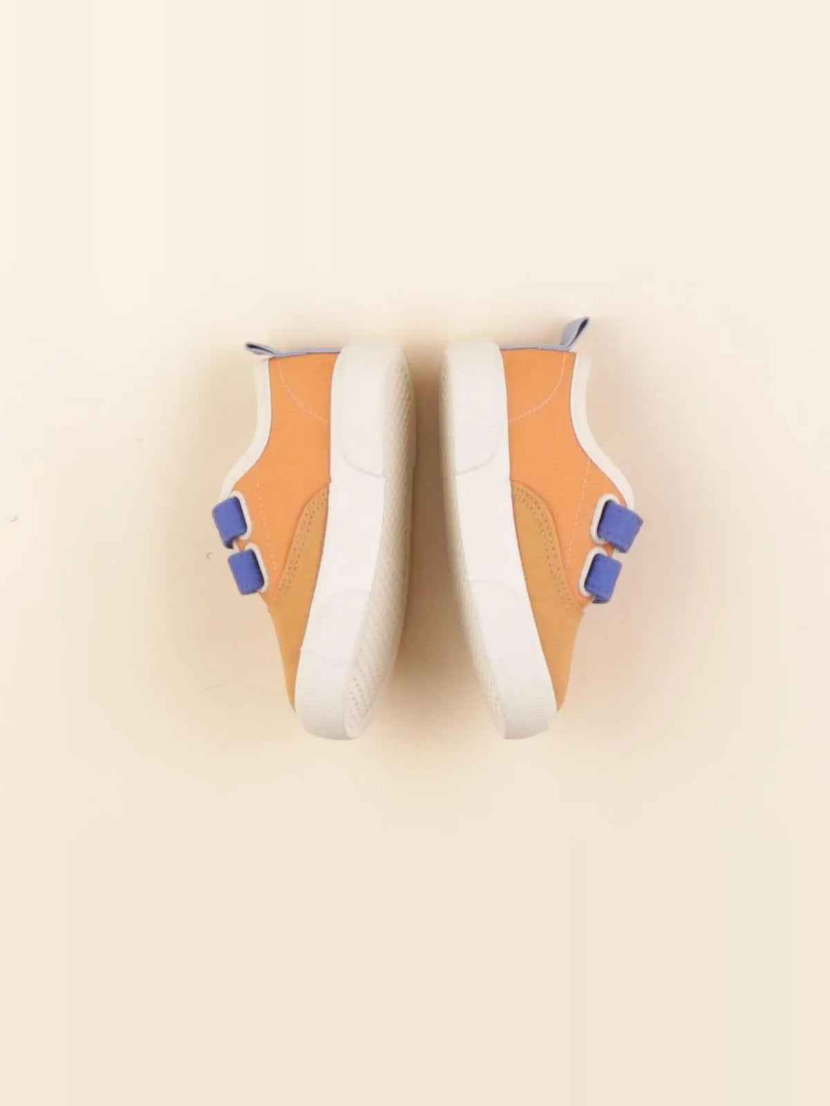 Boutchou - tennis à scratch/ lacets marron - pointure 21