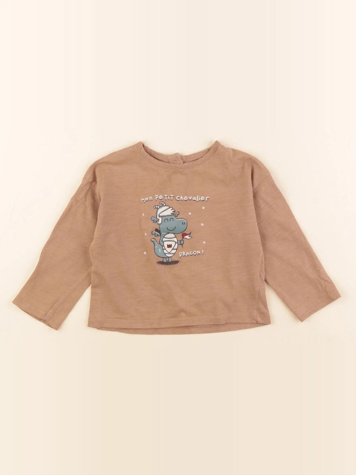 Cyrillus - tee-shirt marron - 24 mois