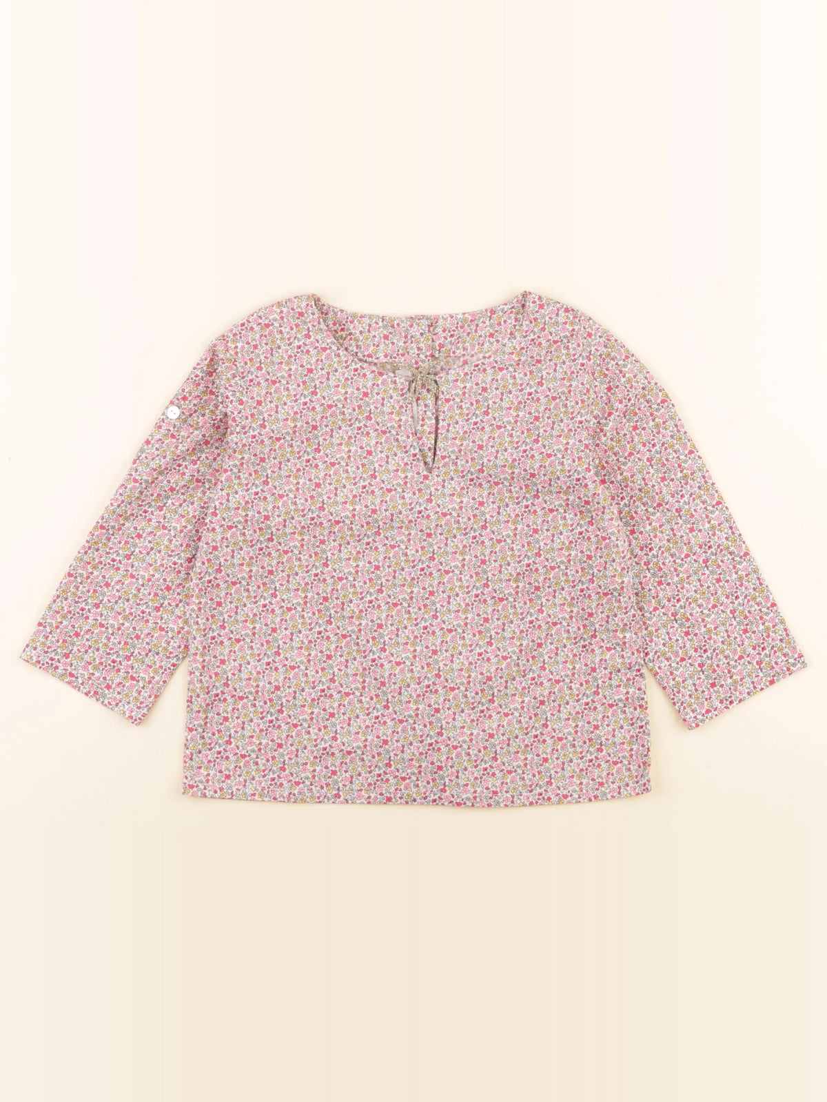 Louis et Victorie - blouse rose - 24 mois