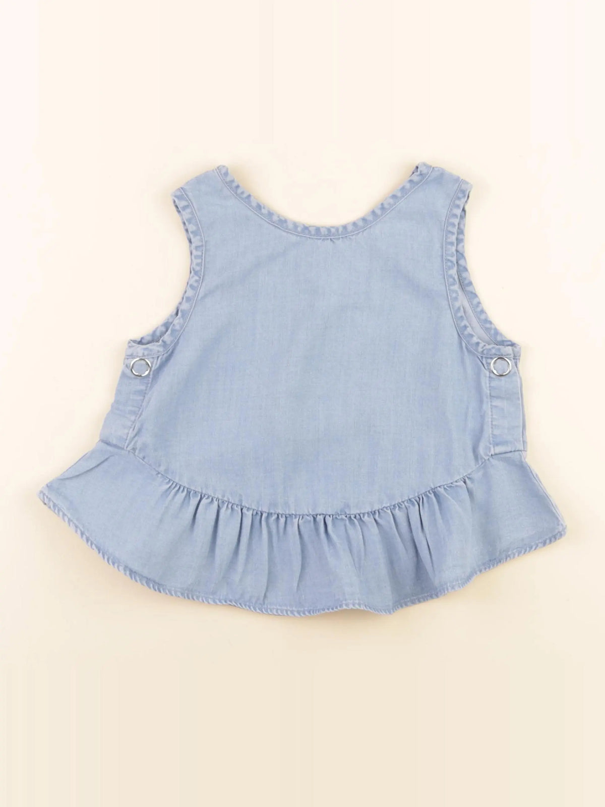 Zara - blouse bleu - 5/6 ans