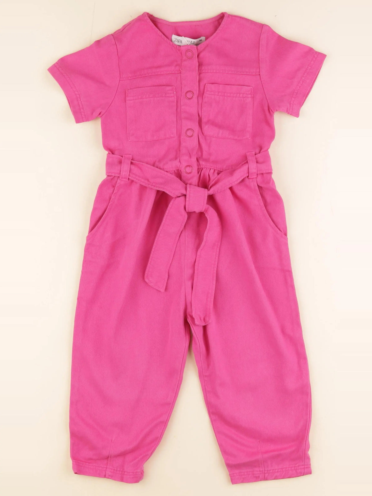 Zara - combinaison rose - 2/3 ans