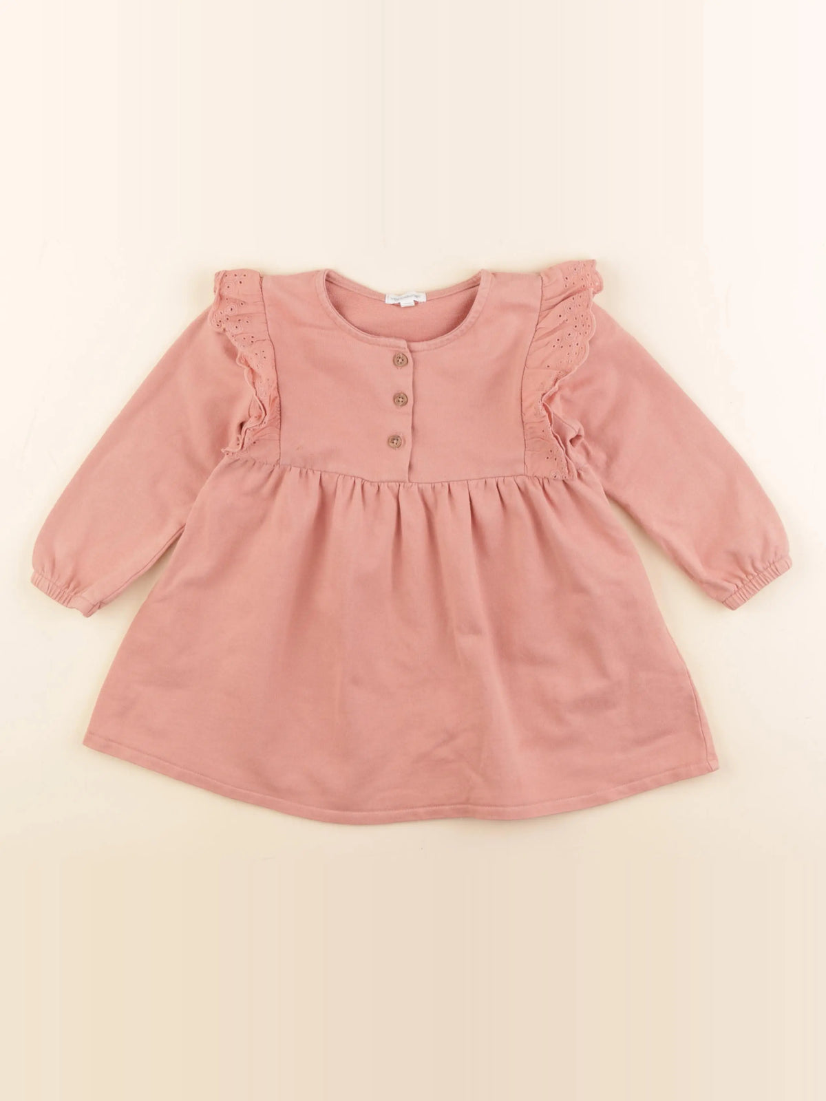Vertbaudet - robe rose - 2 ans