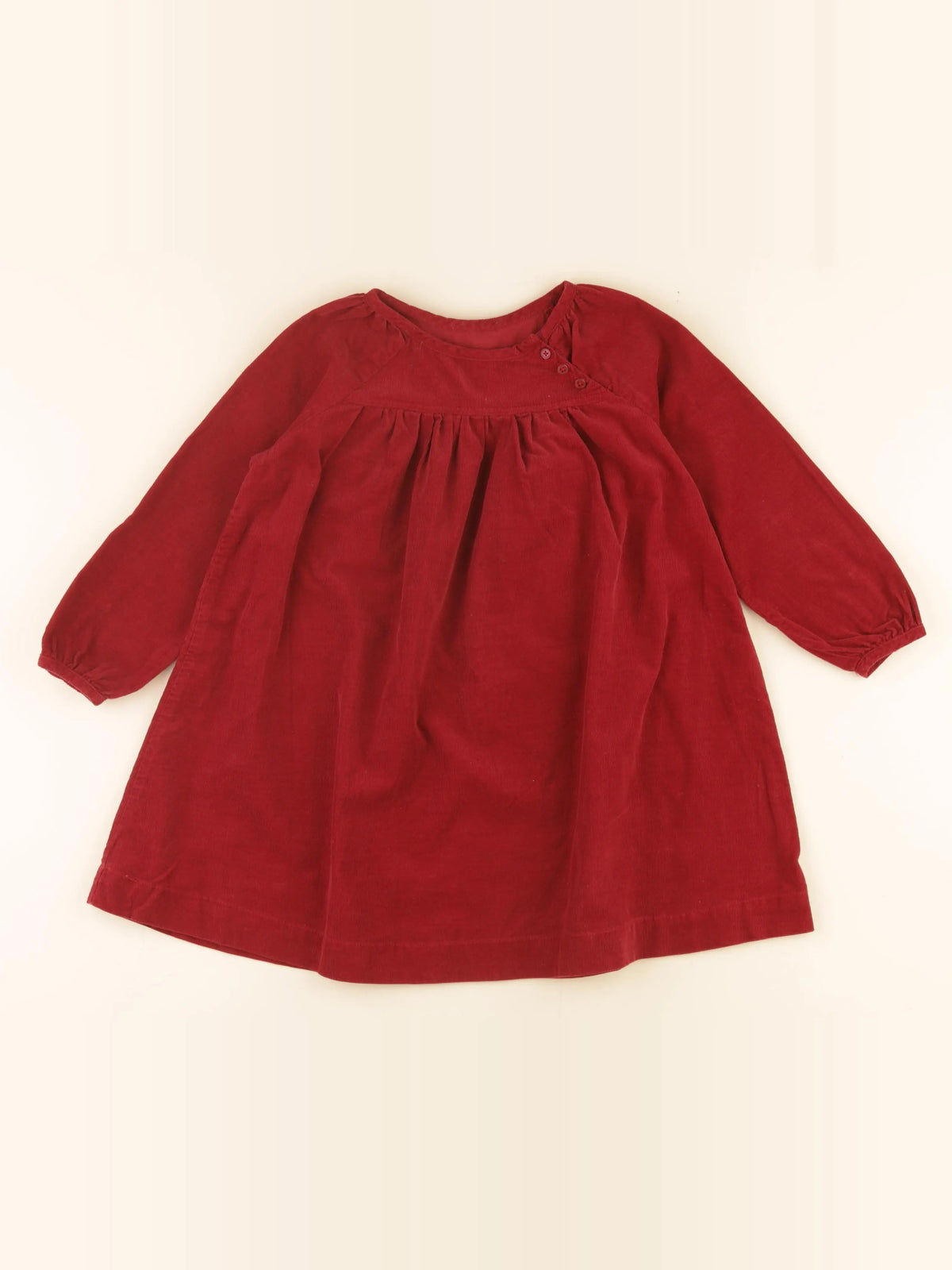 Monoprix - robe rouge - 4 ans