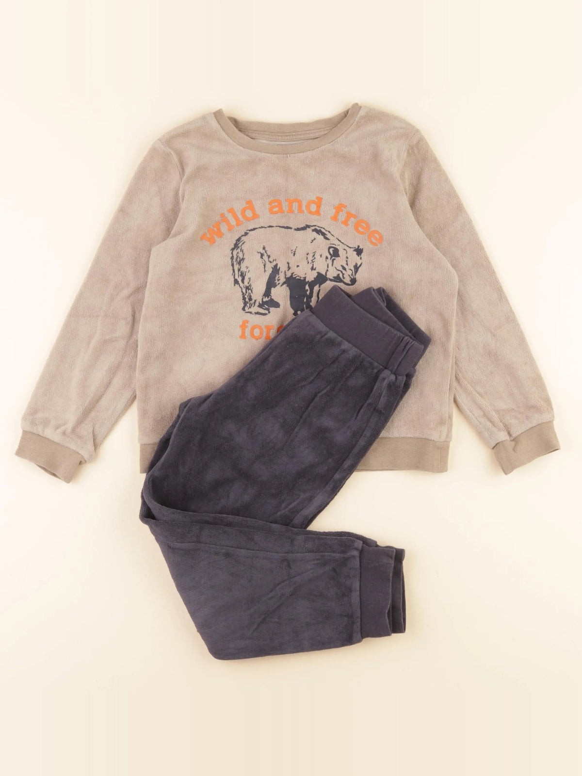 La Redoute - pyjama velours marron - 6 ans