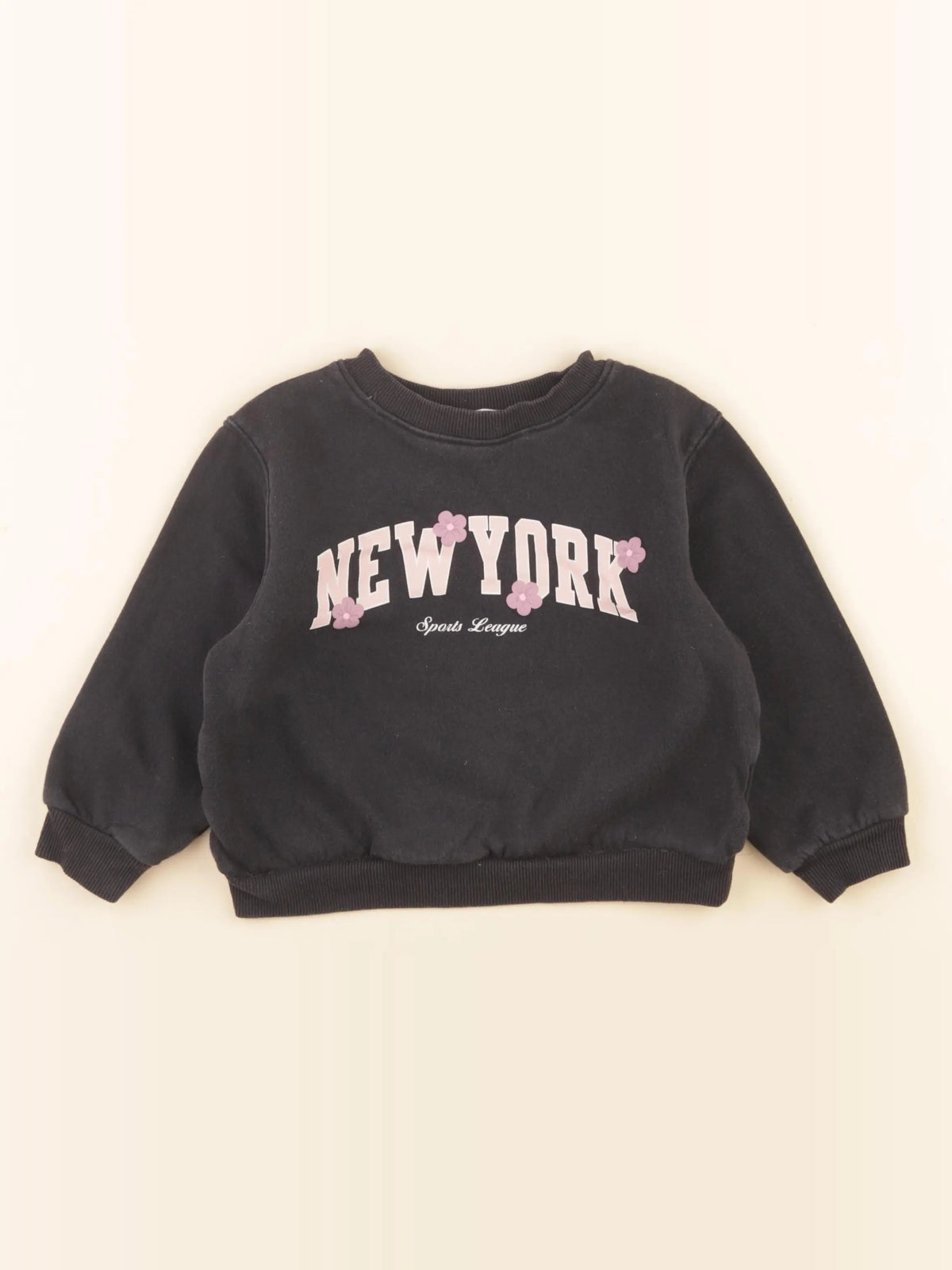 H&M - sweat gris - 2/4 ans