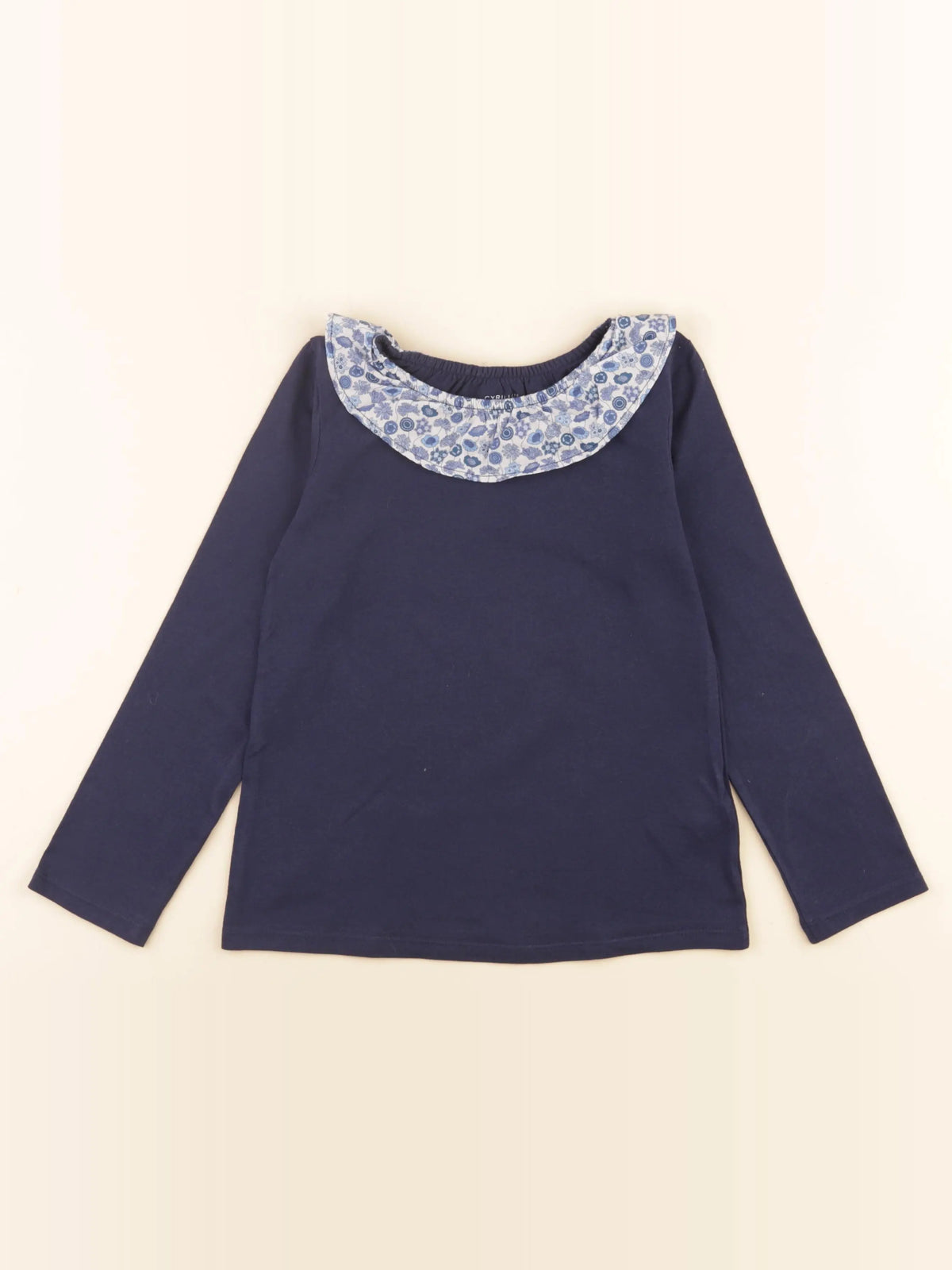 Cyrillus - tee-shirt bleu - 8 ans