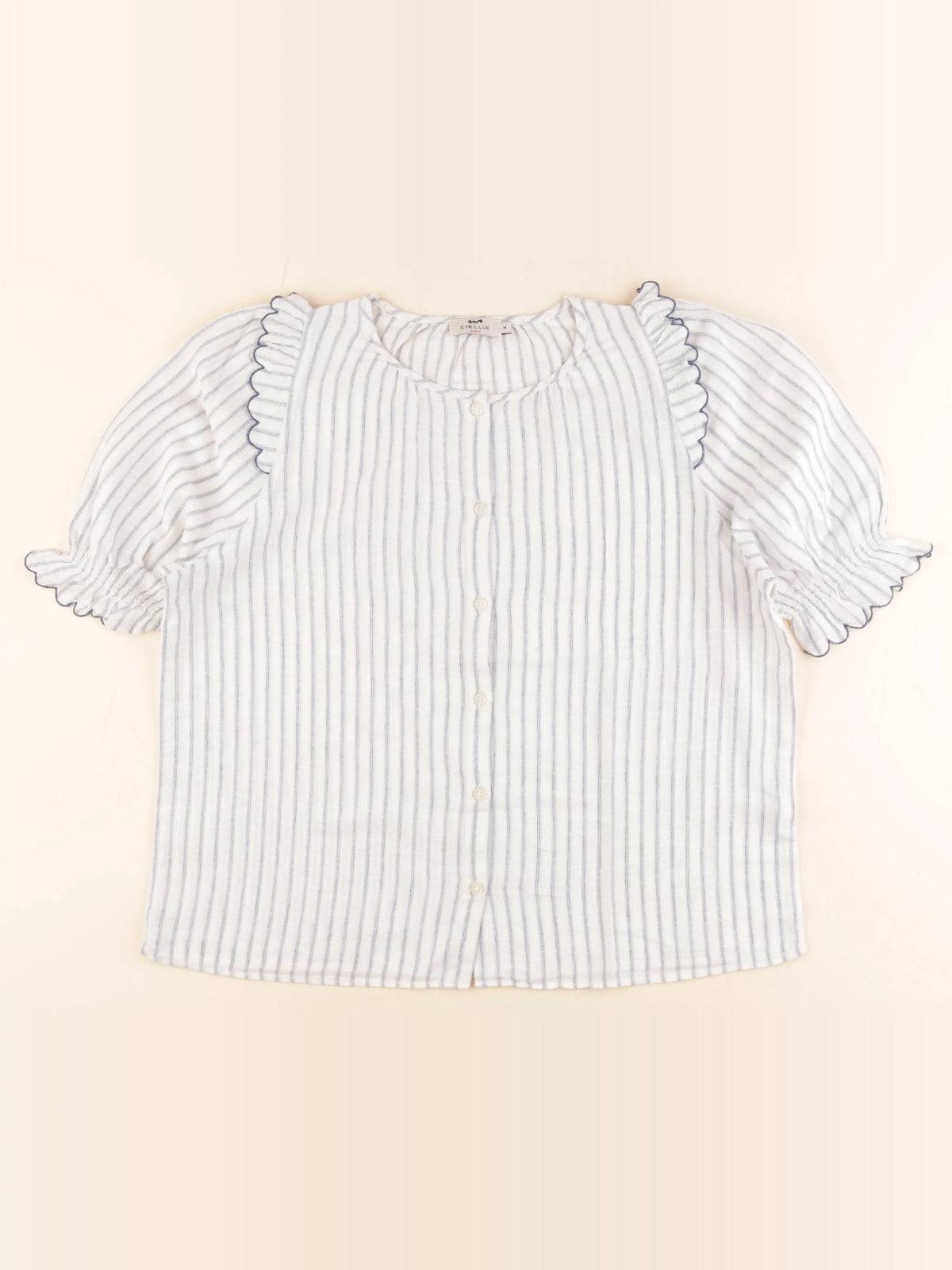Cyrillus - blouse bleu - 14 ans