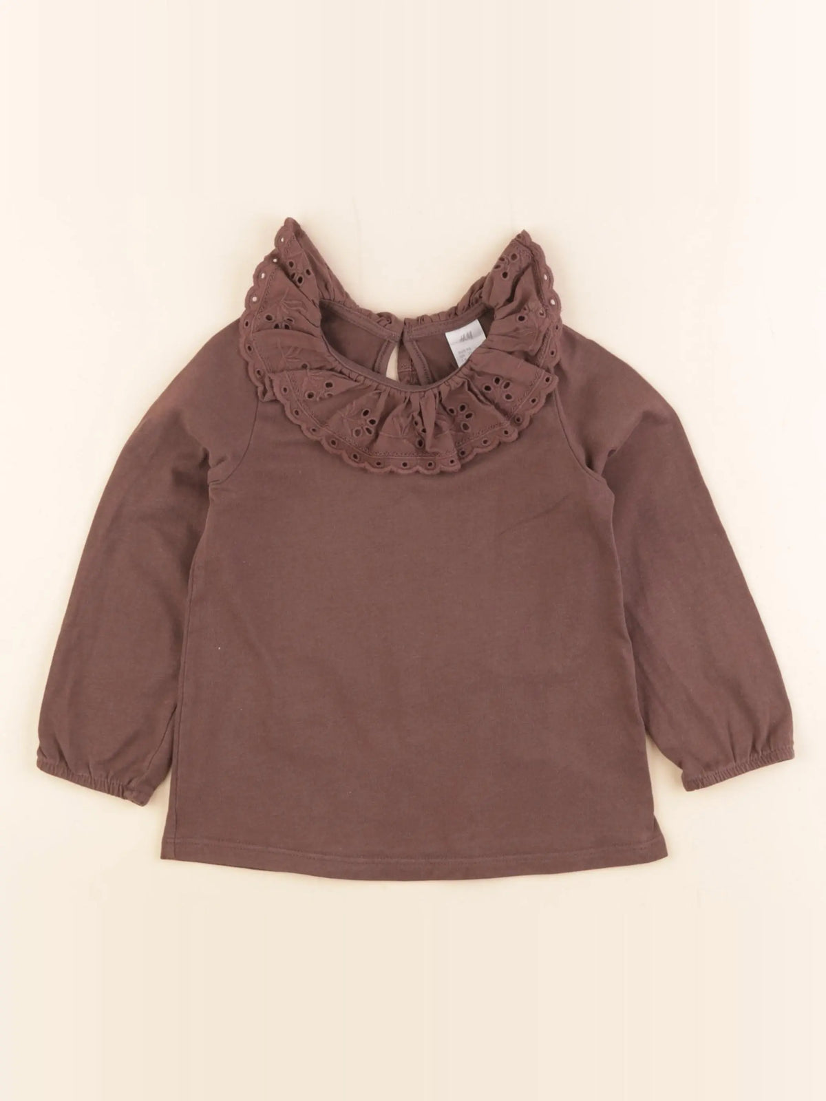 H&M - tee-shirt marron - 18/24 mois