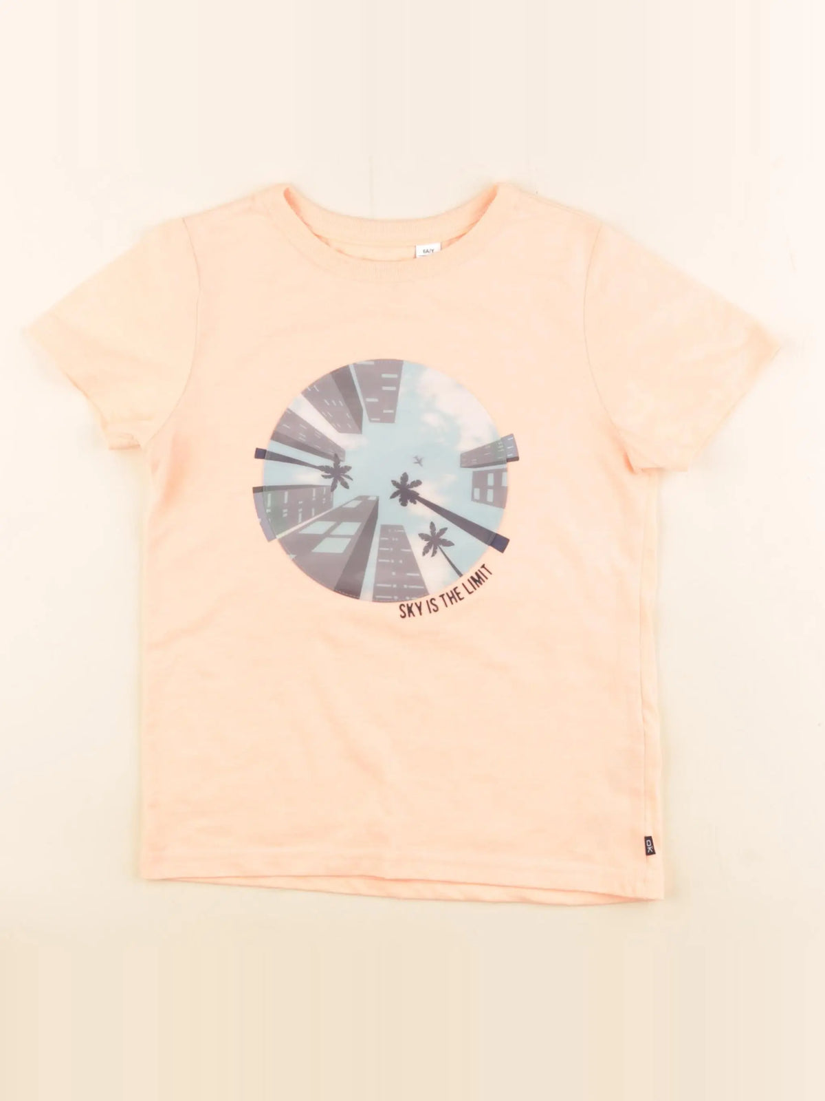 Okaidi - tee-shirt orange - 6 ans