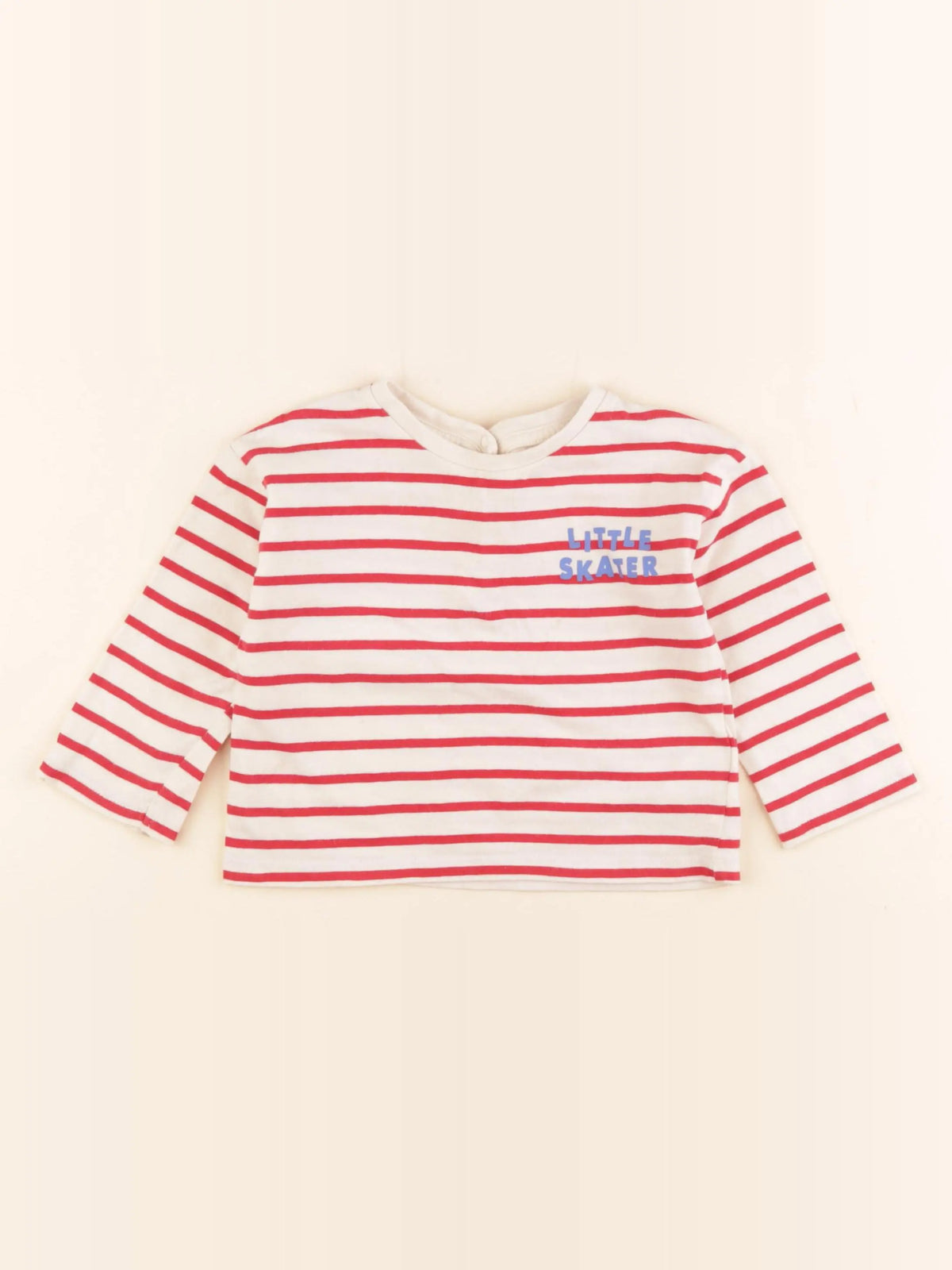 Vertbaudet - tee-shirt beige - 18 mois