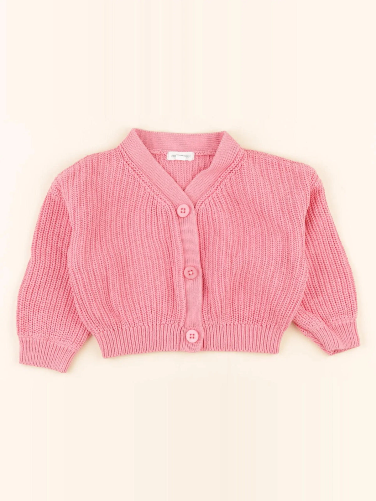 Vertbaudet - gilet rose - 2 ans