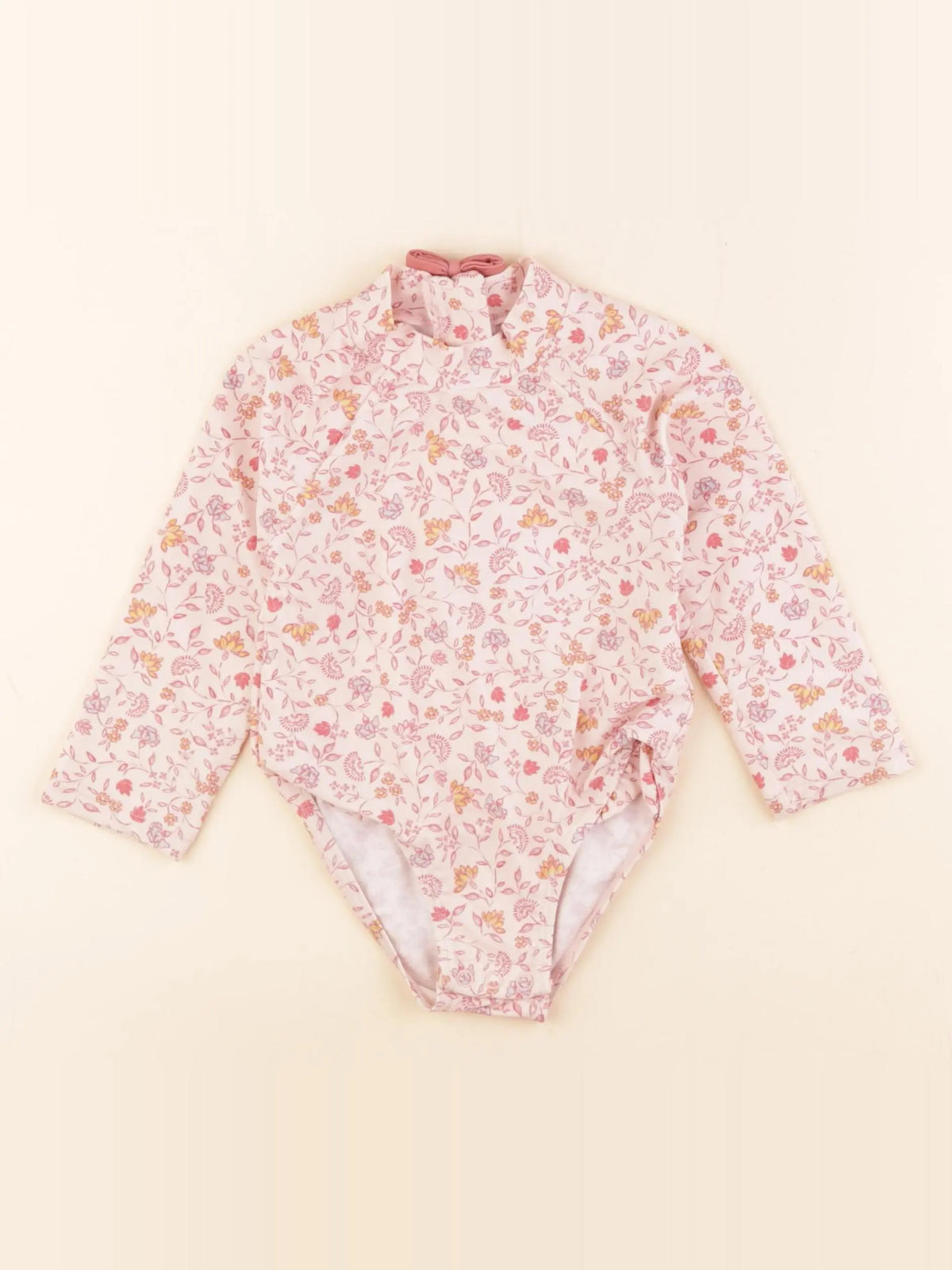 Vertbaudet - combi de bain rose - 12/18 mois