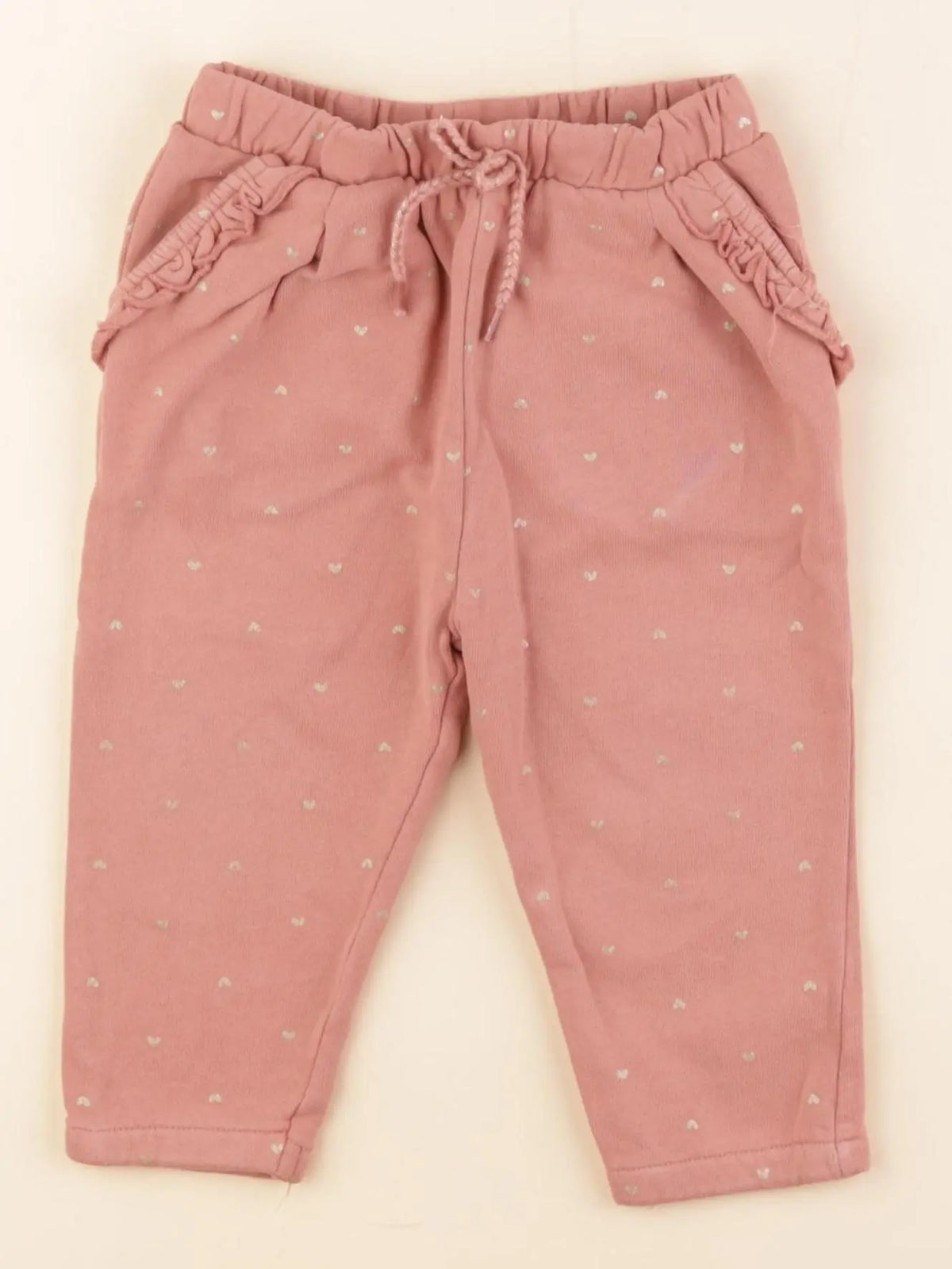 Vertbaudet - pantalon doublé rose - 18 mois
