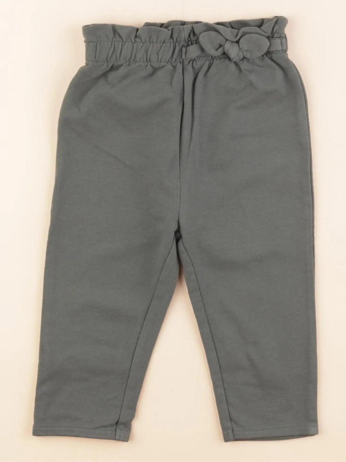 Vertbaudet - pantalon vert - 18 mois