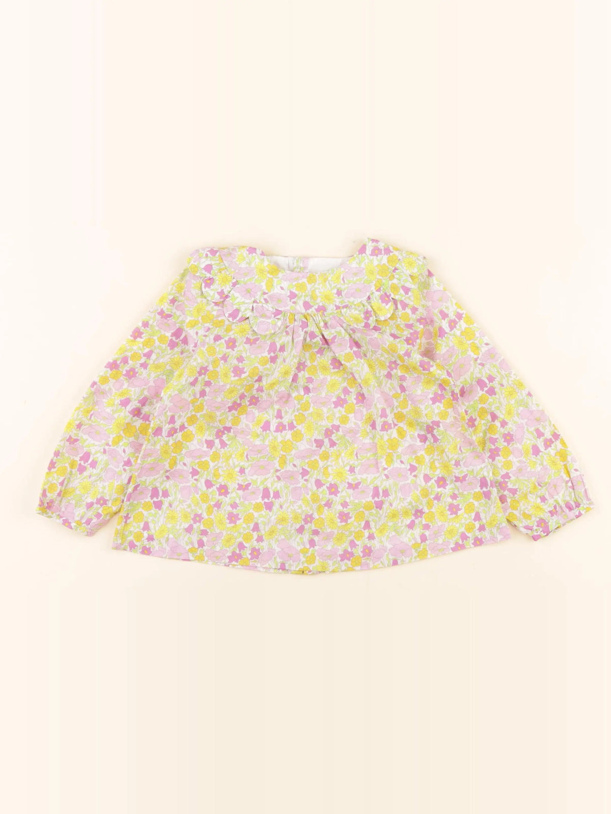Jacadi - blouse liberty multicolore - 24 mois