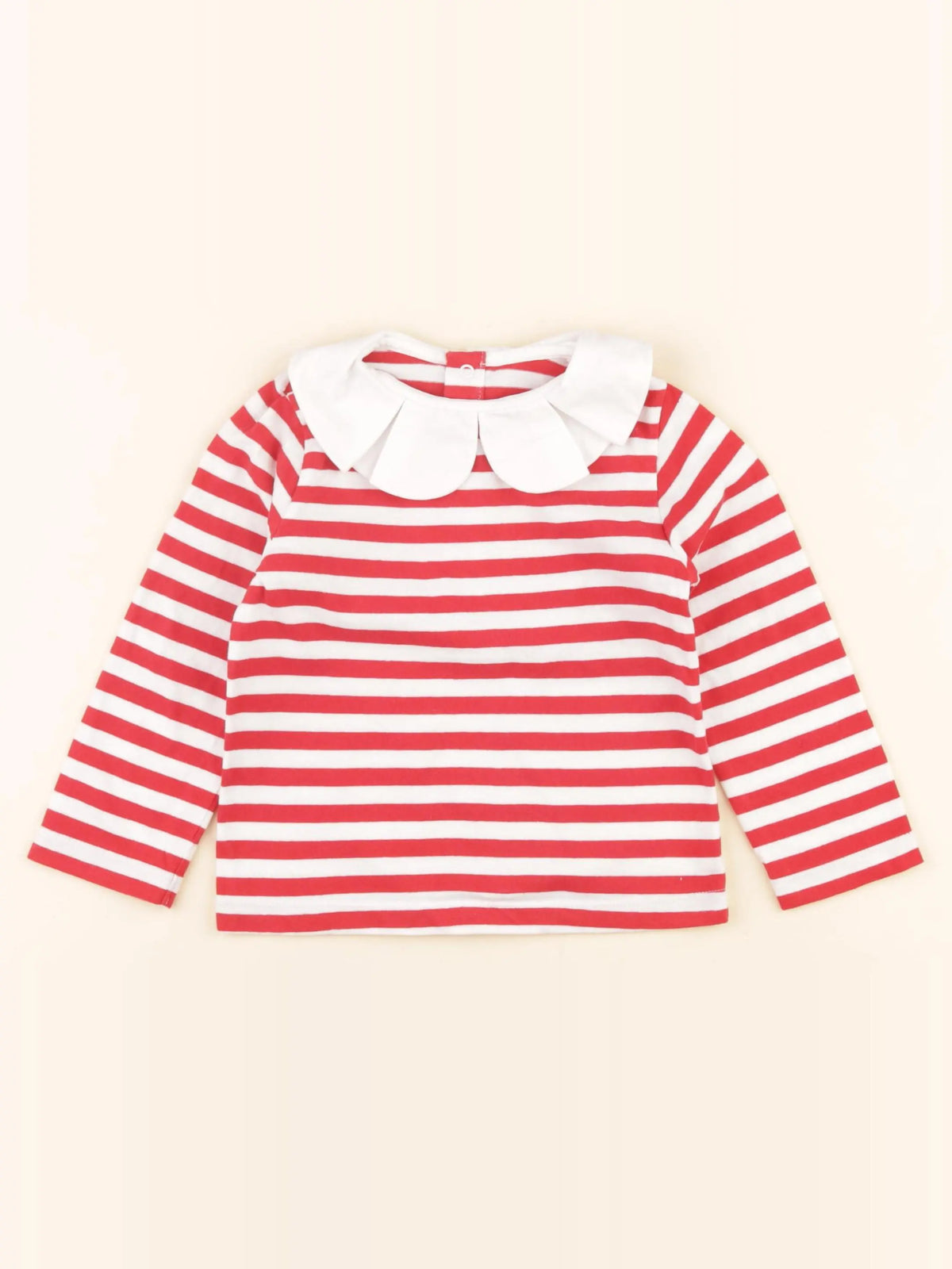 Jacadi - tee-shirt blanc, rouge - 36 mois