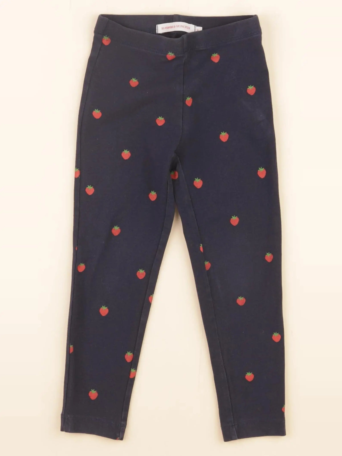 Monoprix - legging bleu - 3 ans