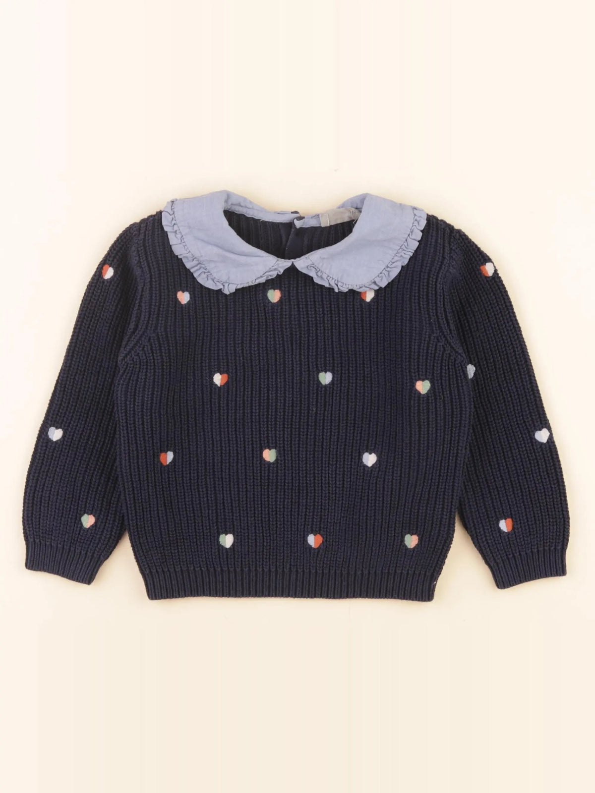 Boutchou - pull bleu - 24 mois