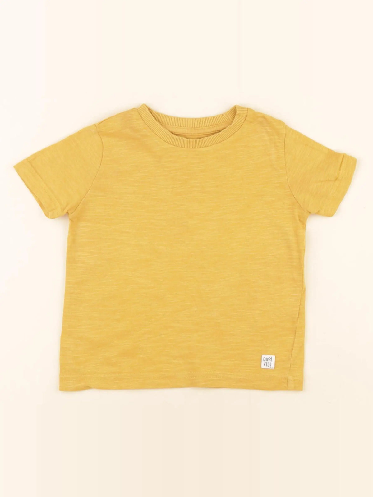 Vertbaudet - tee-shirt jaune - 2 ans