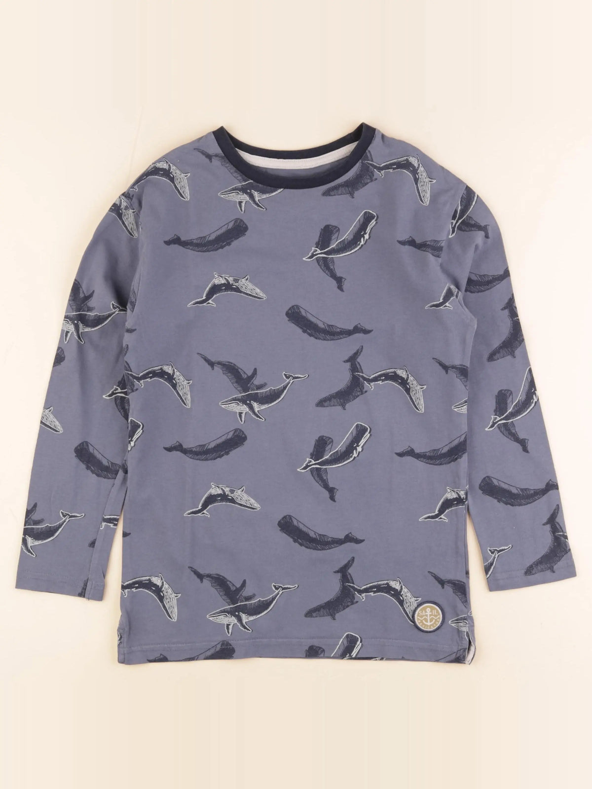 Vertbaudet - tee-shirt bleu - 10 ans