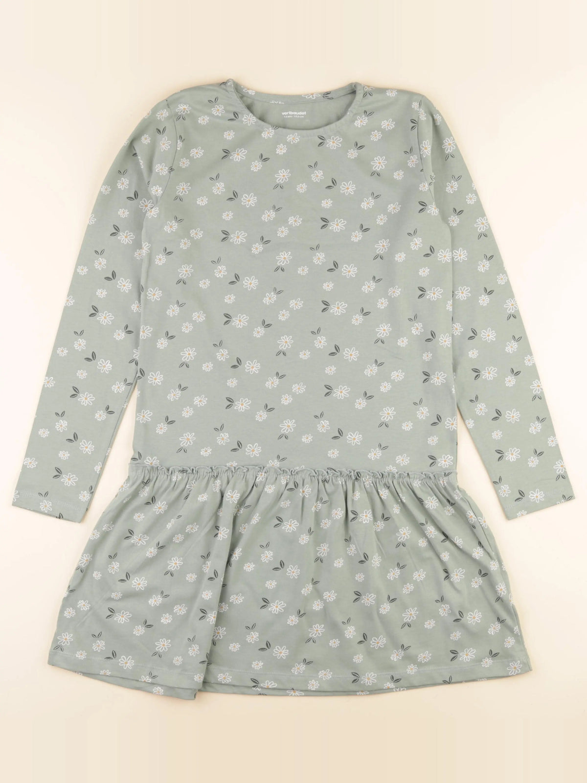 Vertbaudet - robe vert - 12 ans