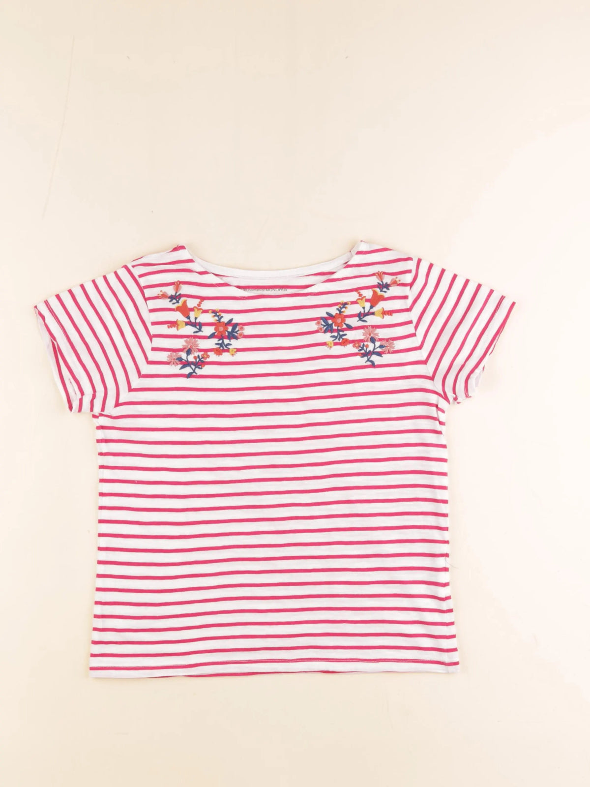 Monoprix - tee-shirt blanc - 10 ans