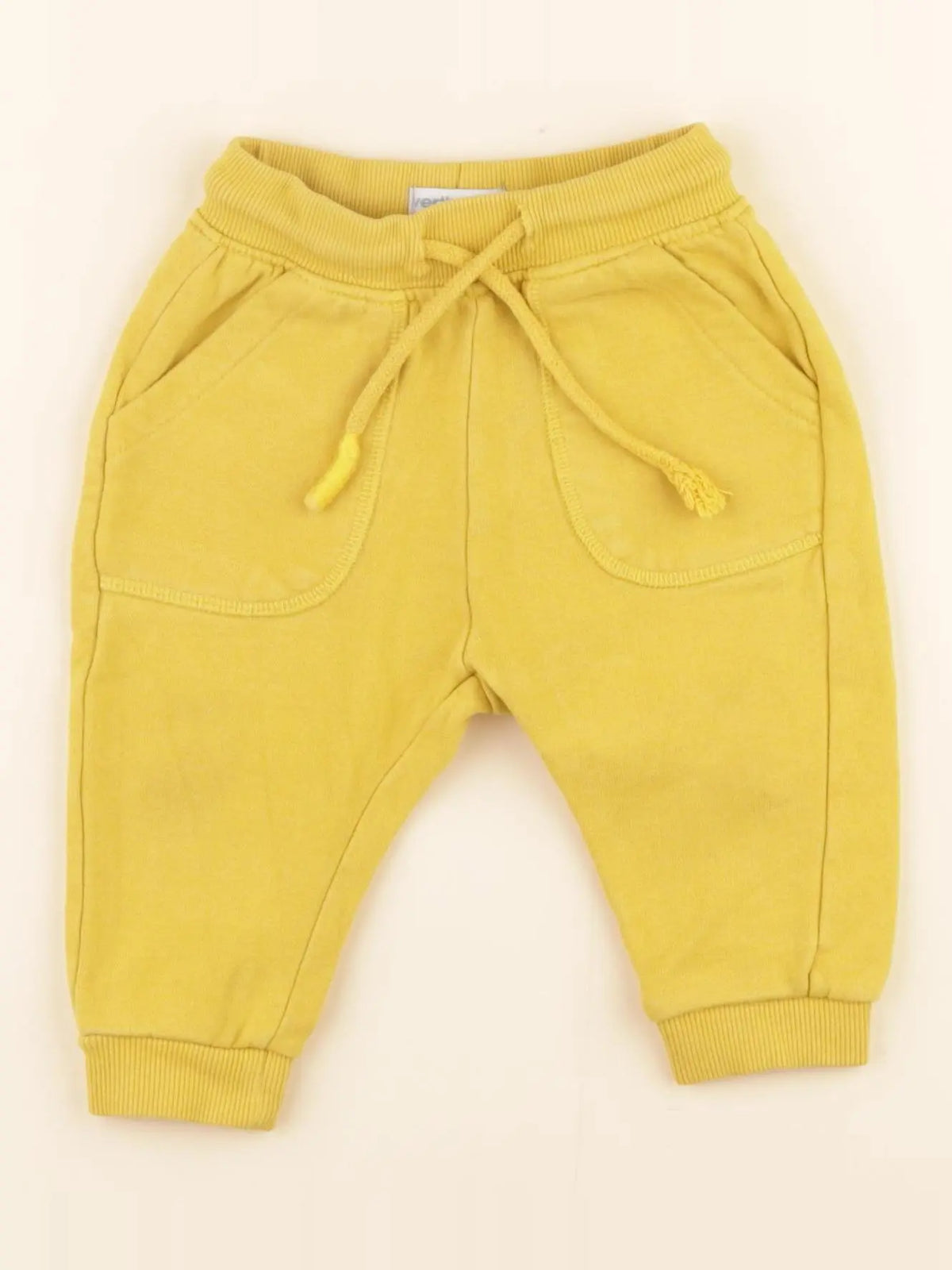 Vertbaudet - jogging jaune - 9 mois