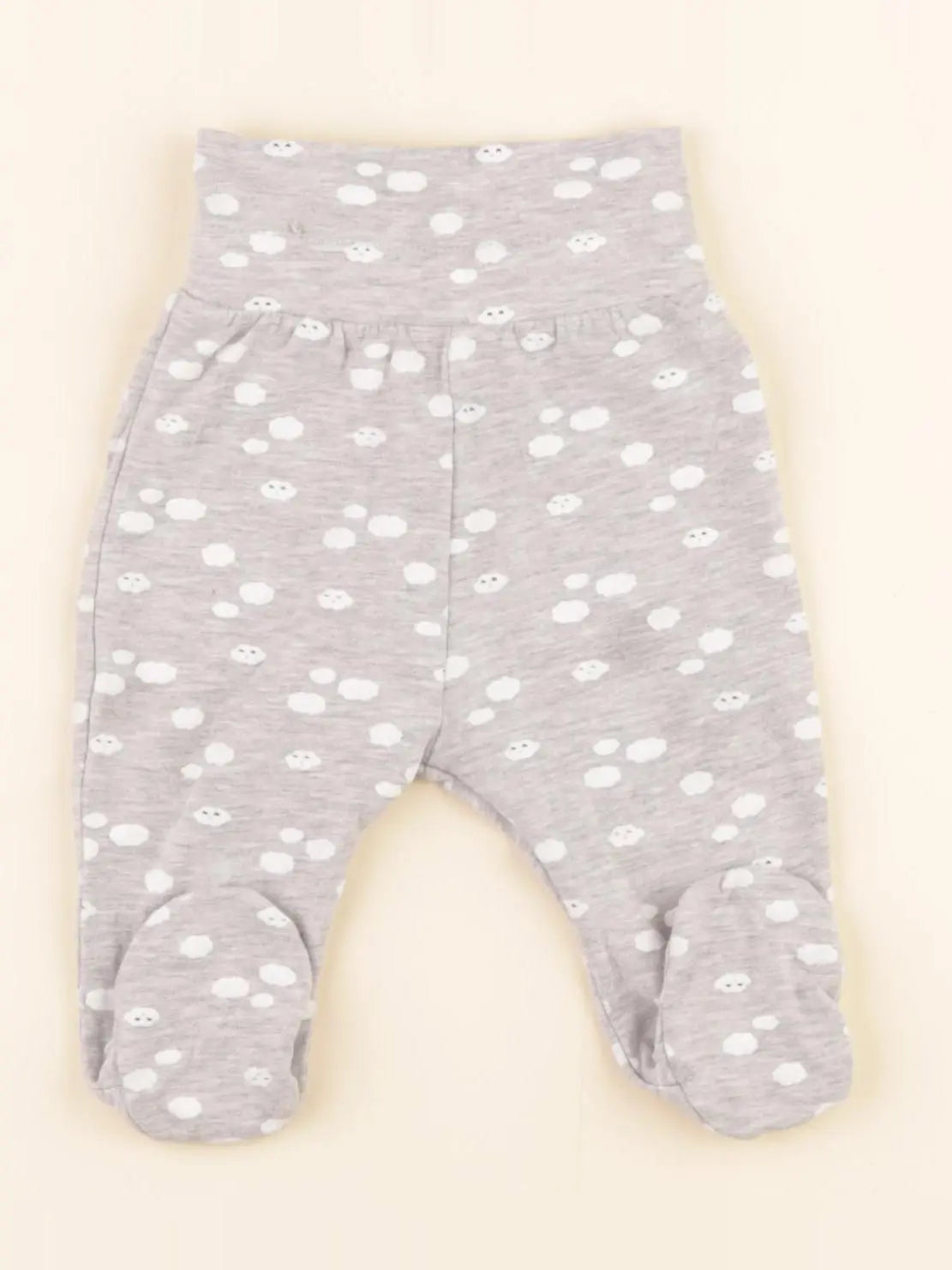 Vertbaudet - legging gris - 0 mois
