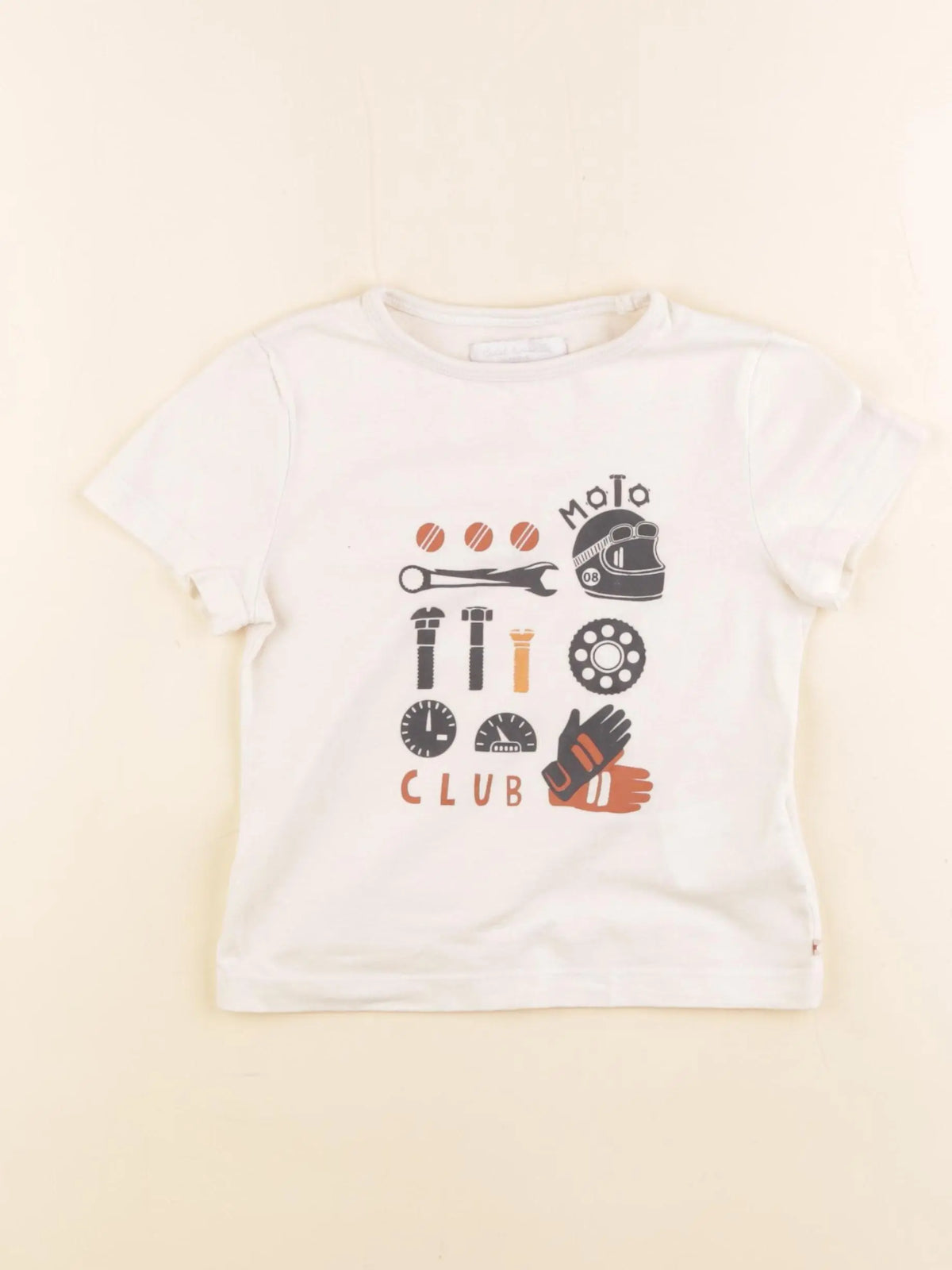 Cadet Rousselle - tee-shirt beige - 4 ans