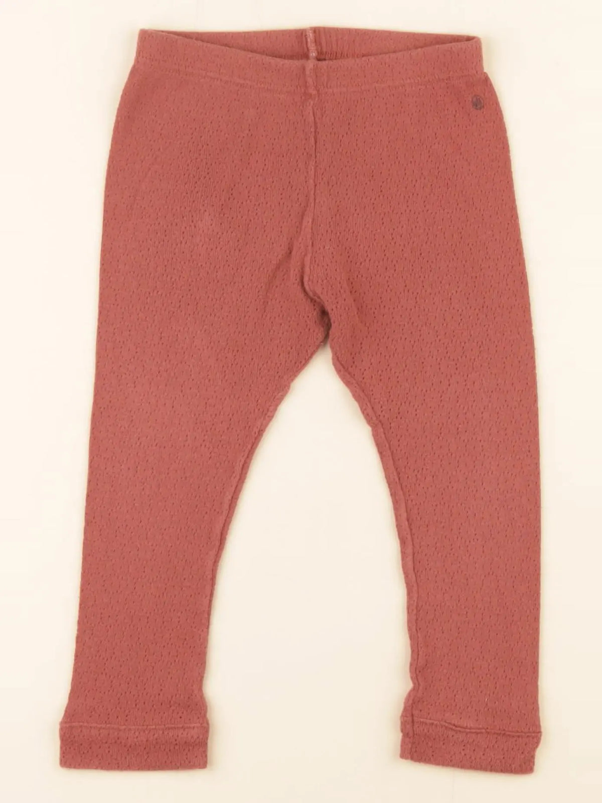 Petit Bateau - legging rouge - 24 mois