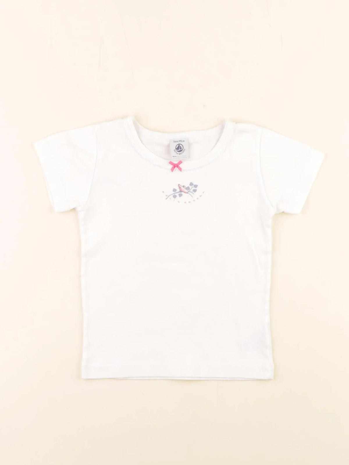 Petit Bateau - maillot de corps blanc - 3 ans