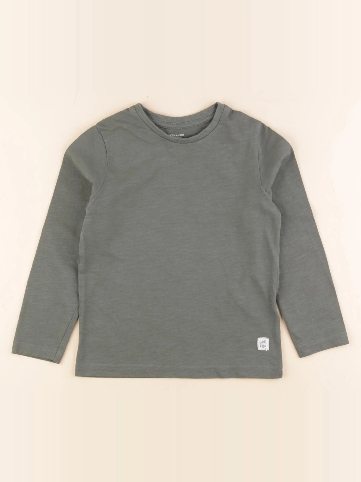 Vertbaudet - tee-shirt vert - 6 ans