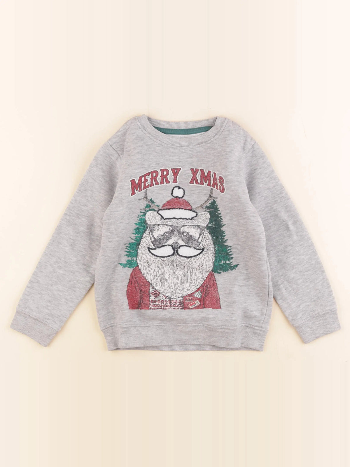 Vertbaudet - sweat multicolore - 5 ans