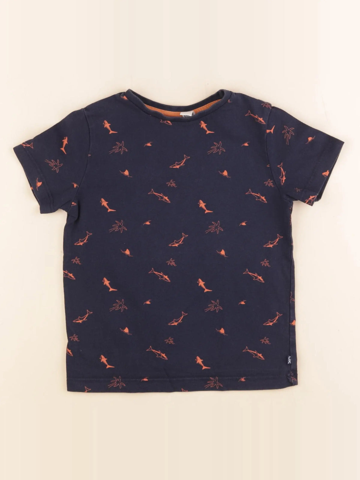 Okaidi - tee-shirt bleu - 4 ans