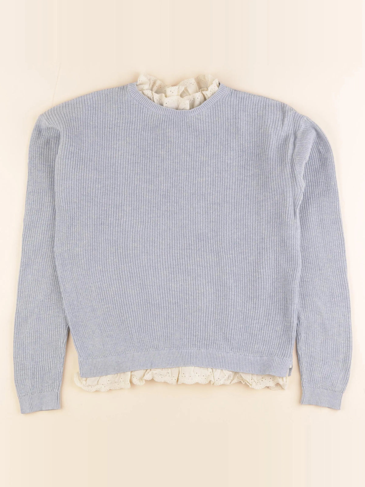 Vertbaudet - pull bleu - 10 ans