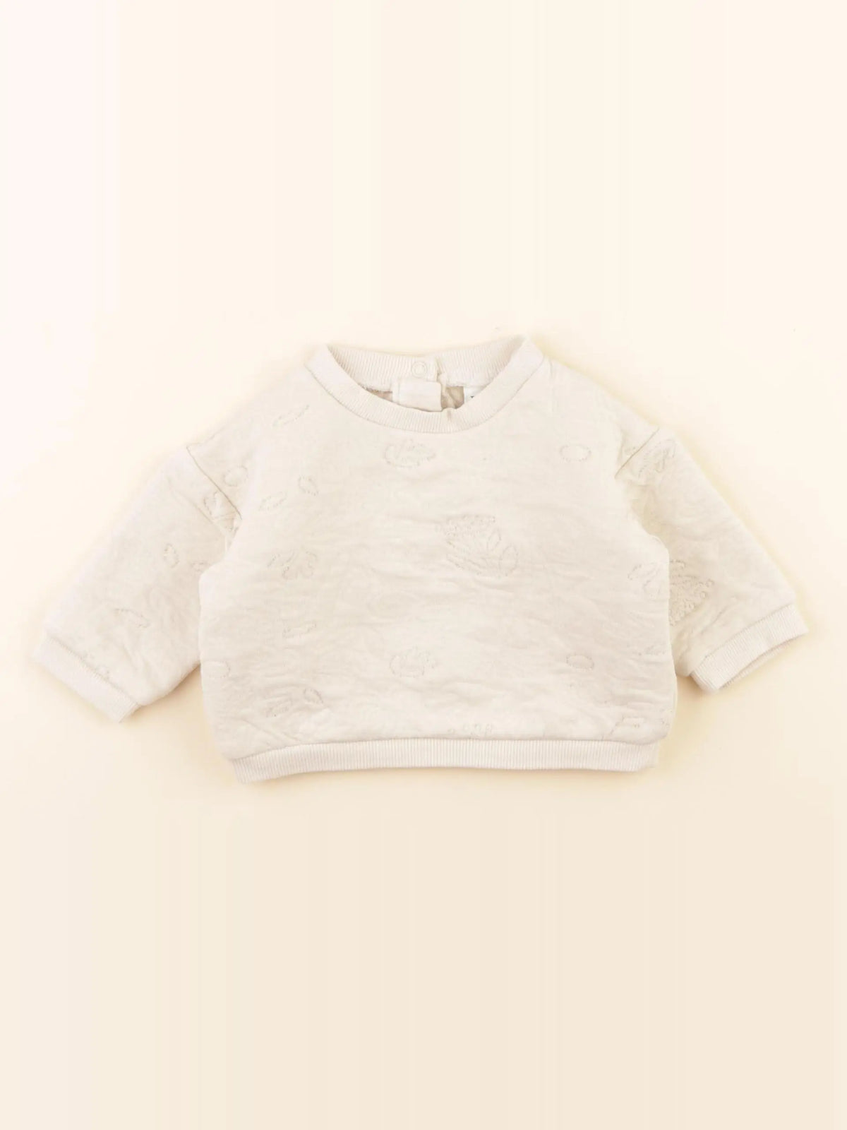 Tape à l'oeil - sweat beige, or - 6 mois