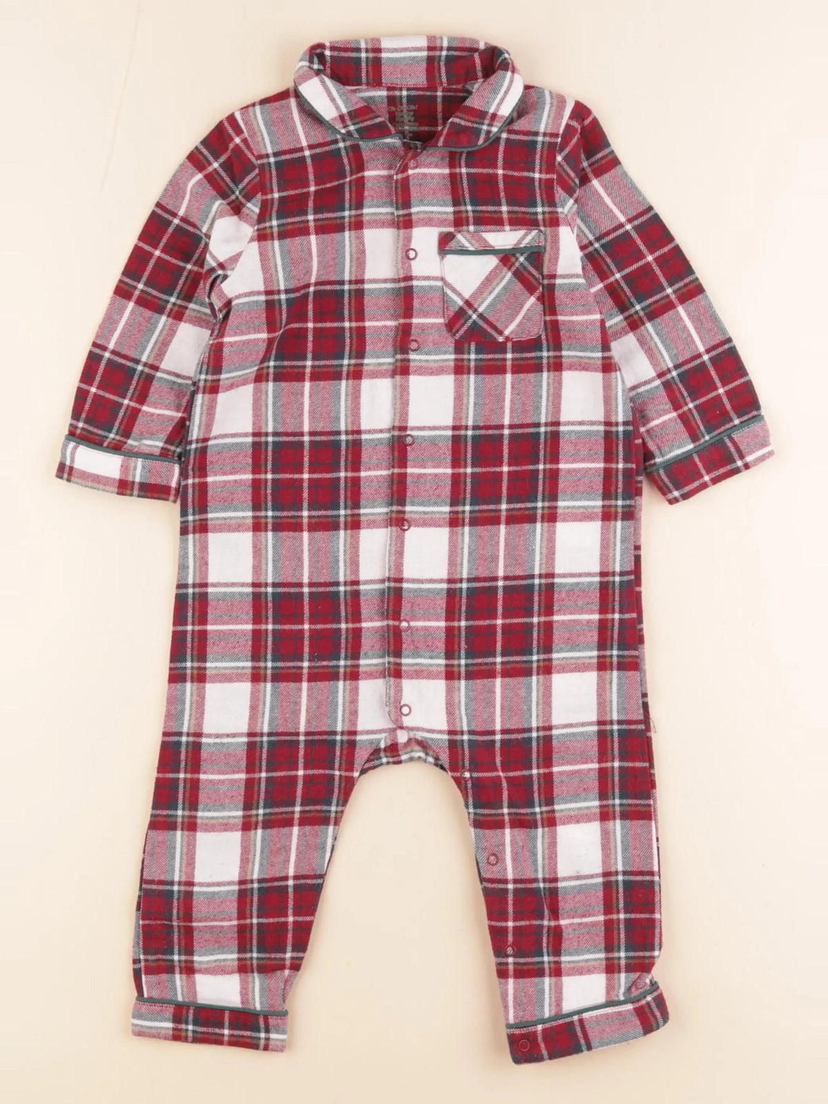 Vertbaudet - pyjama coton multicolore - 18 mois