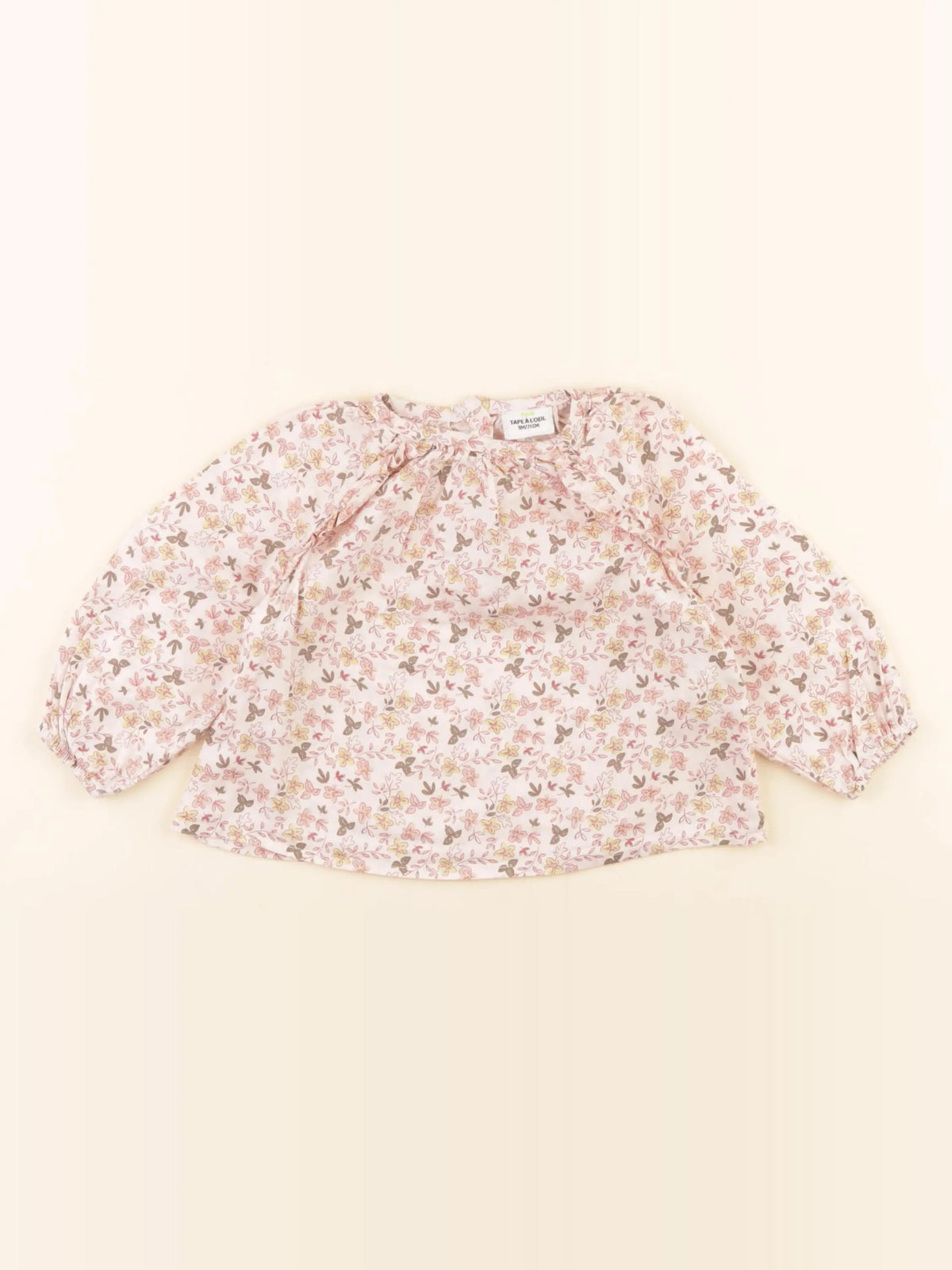Tape à l'oeil - blouse rose - 9 mois