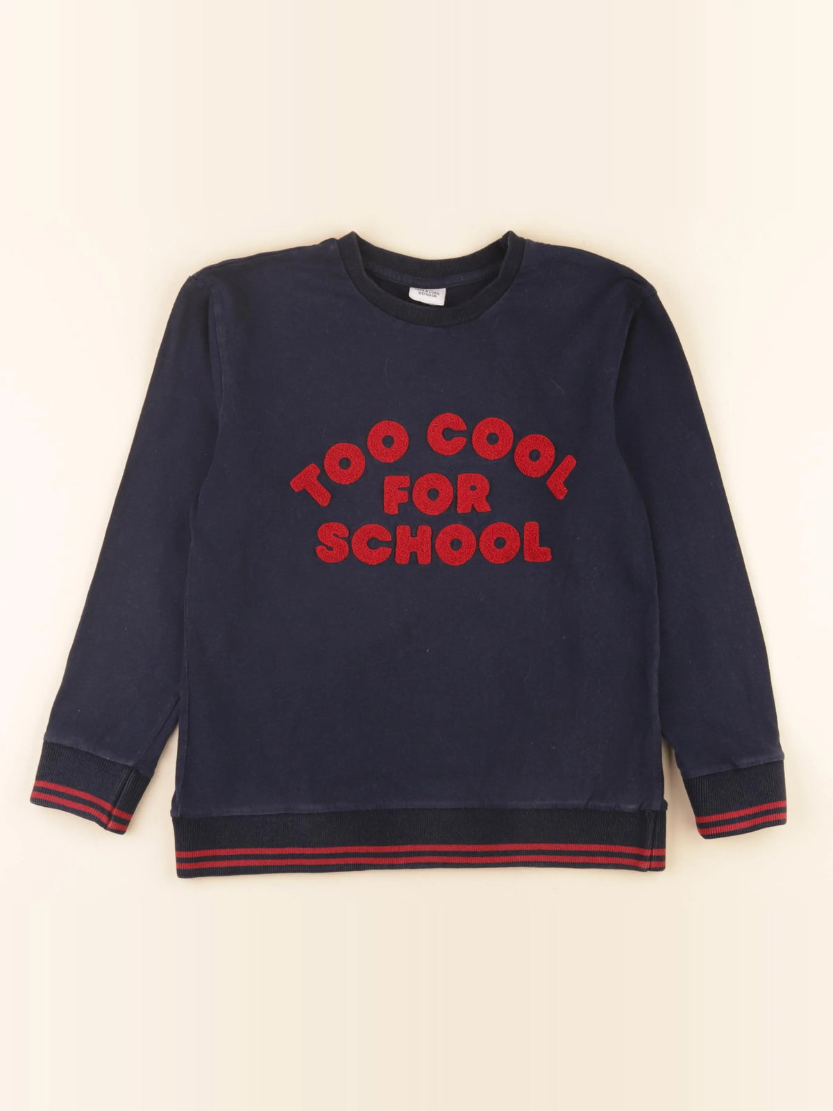 Tape à l'oeil - sweat bleu - 10 ans