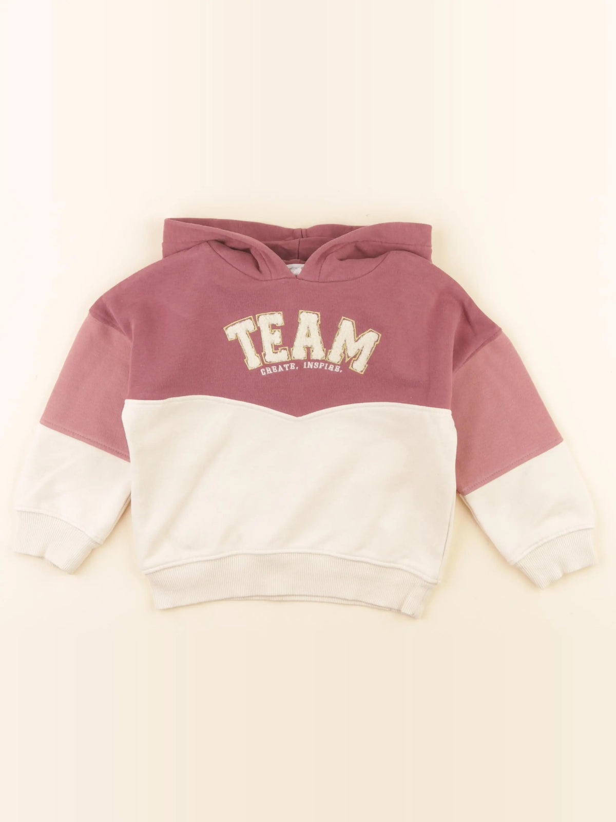 Vertbaudet - sweat rose - 3 ans