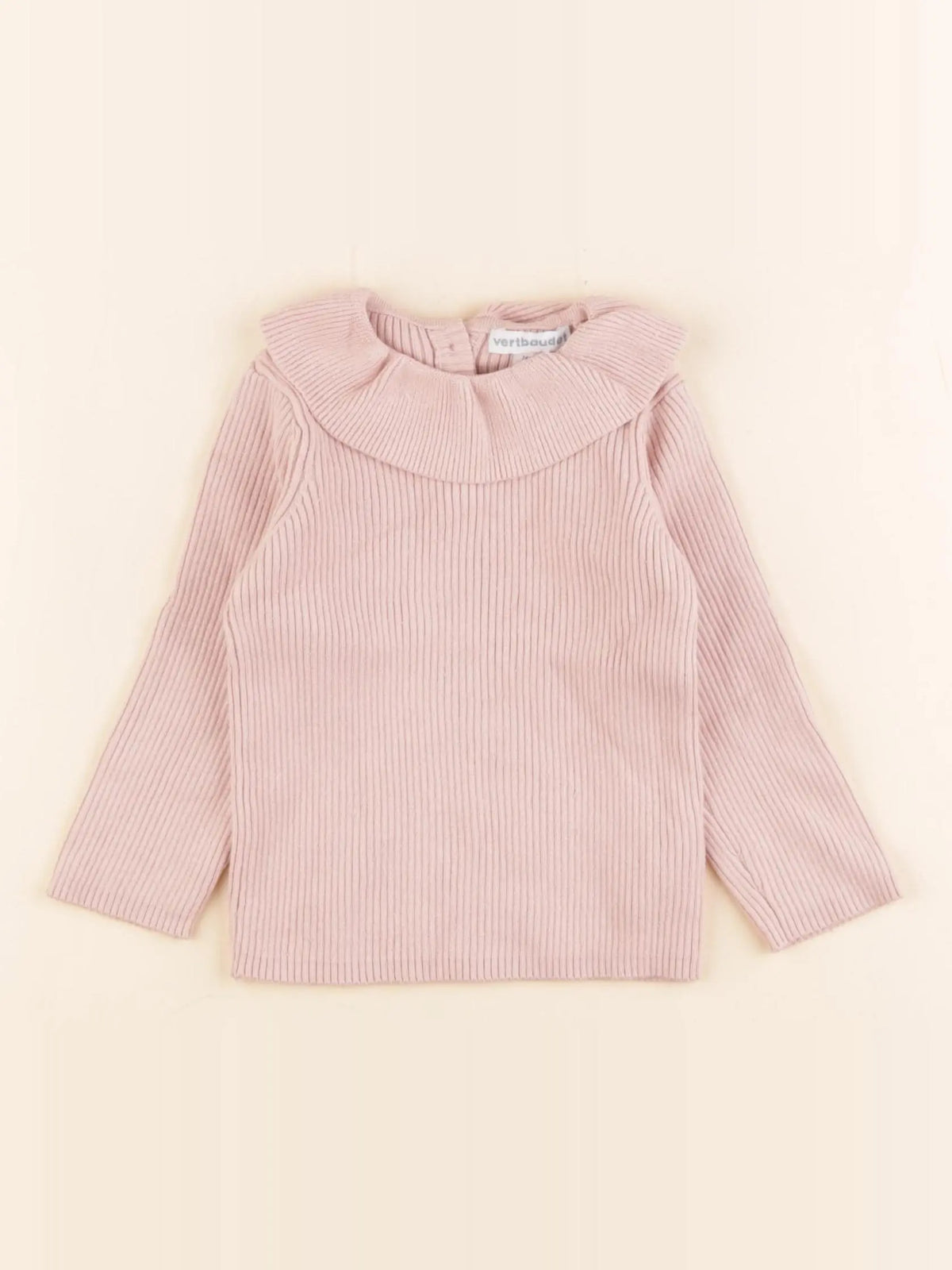 Vertbaudet - pull rose - 12 mois