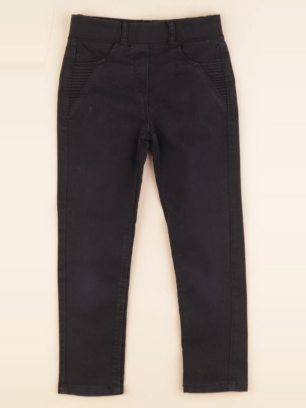 Vertbaudet - jegging noir - 6 ans