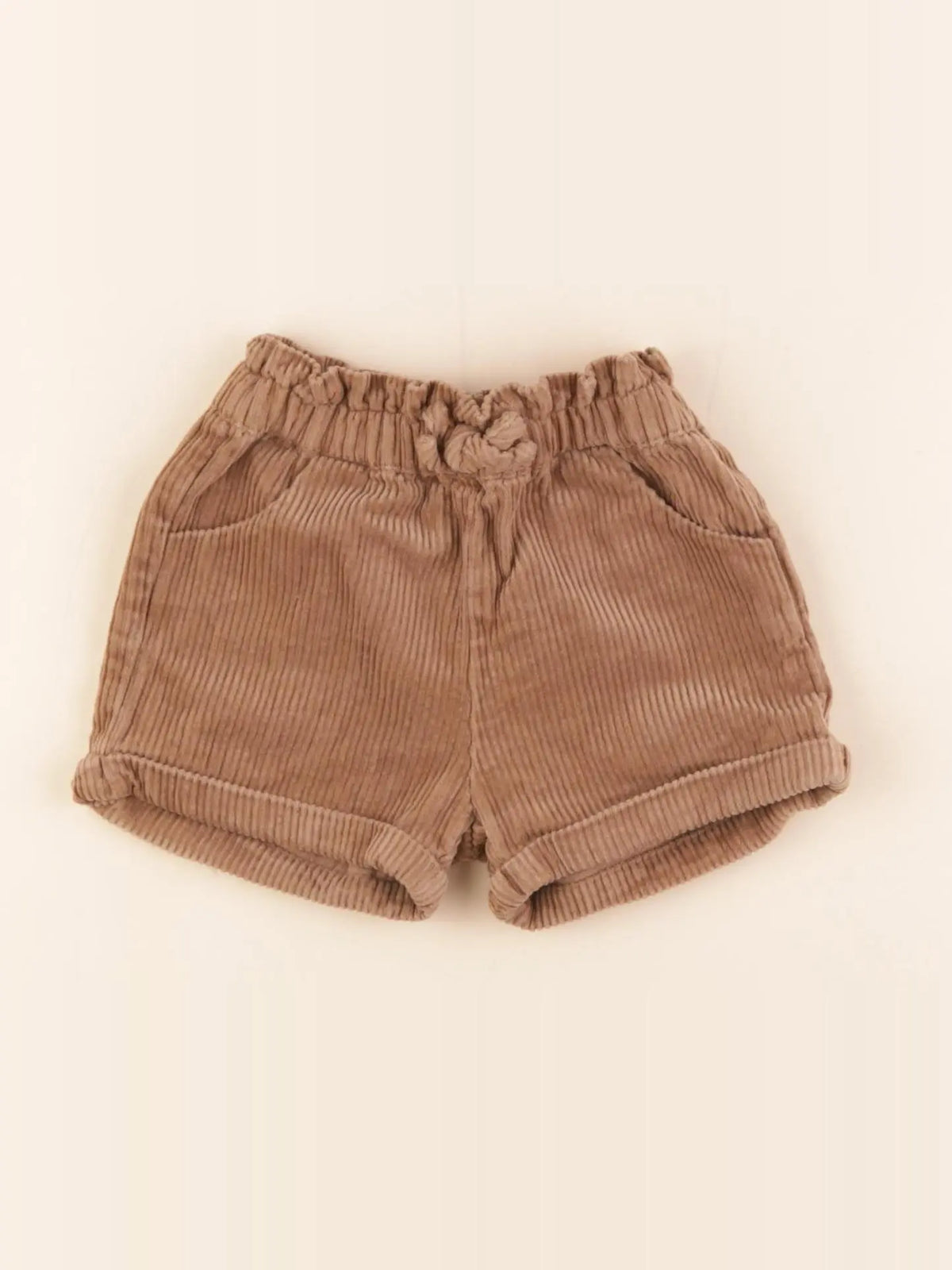 Vertbaudet - short marron - 6 mois